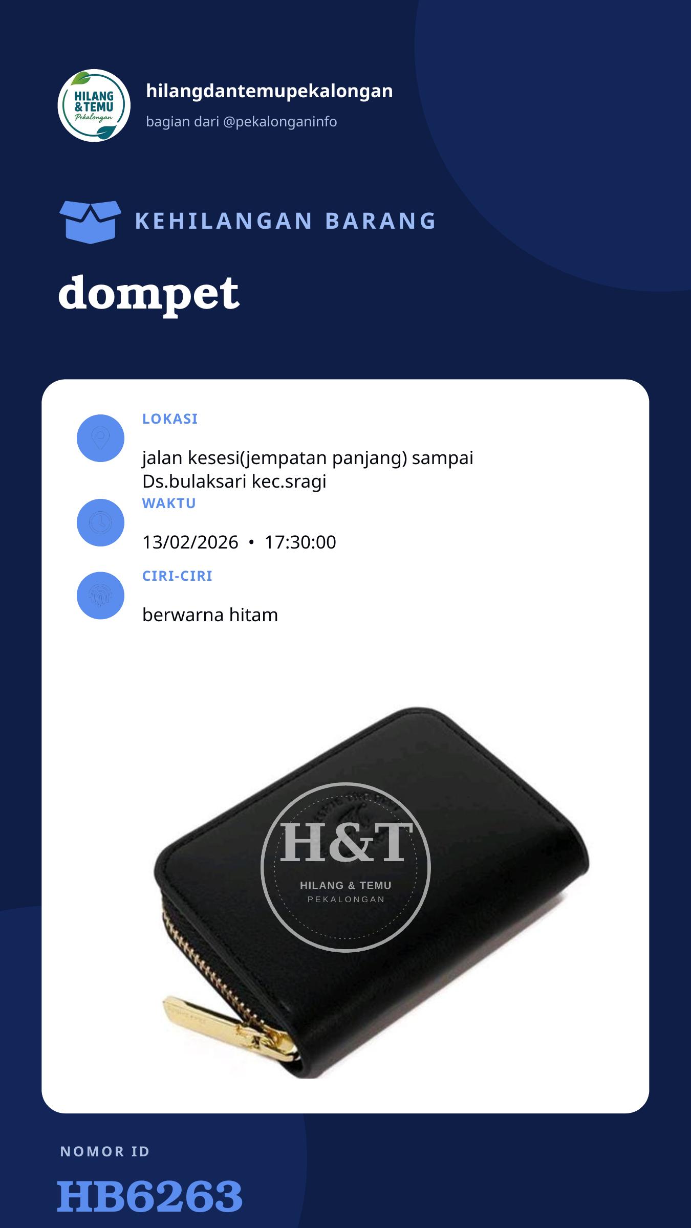Story 9:16 laporan dompet