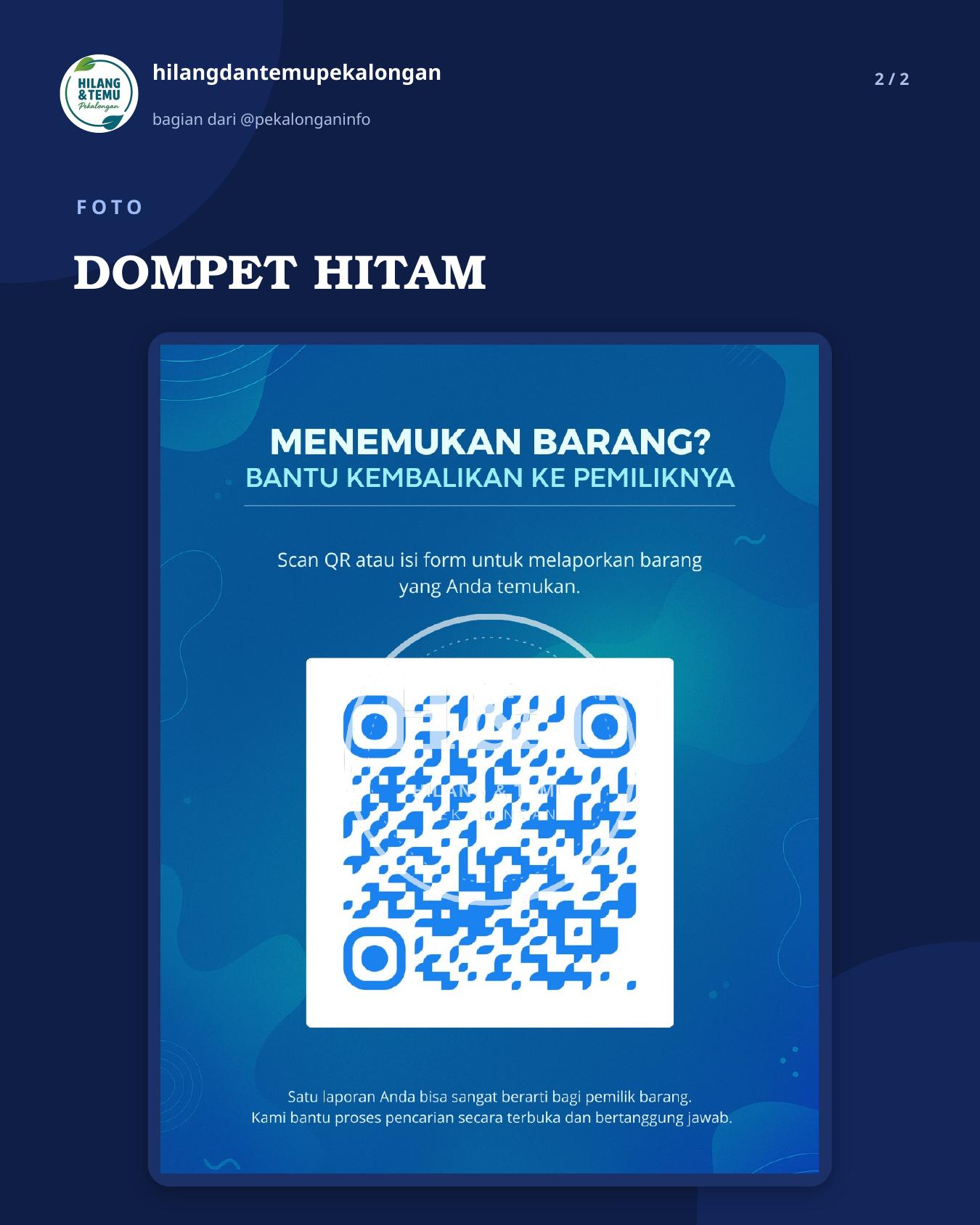 Slide 2 laporan DOMPET HITAM