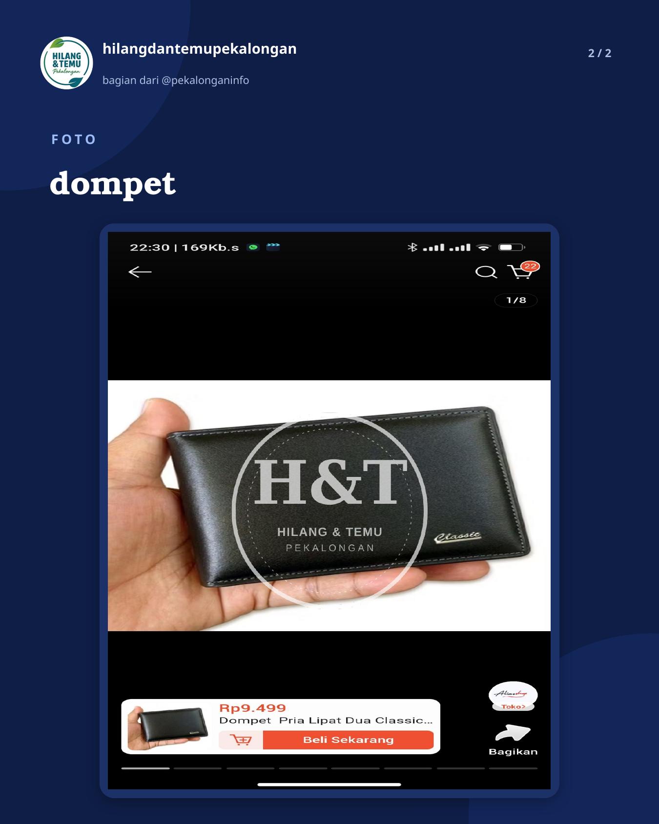 Slide 2 laporan dompet