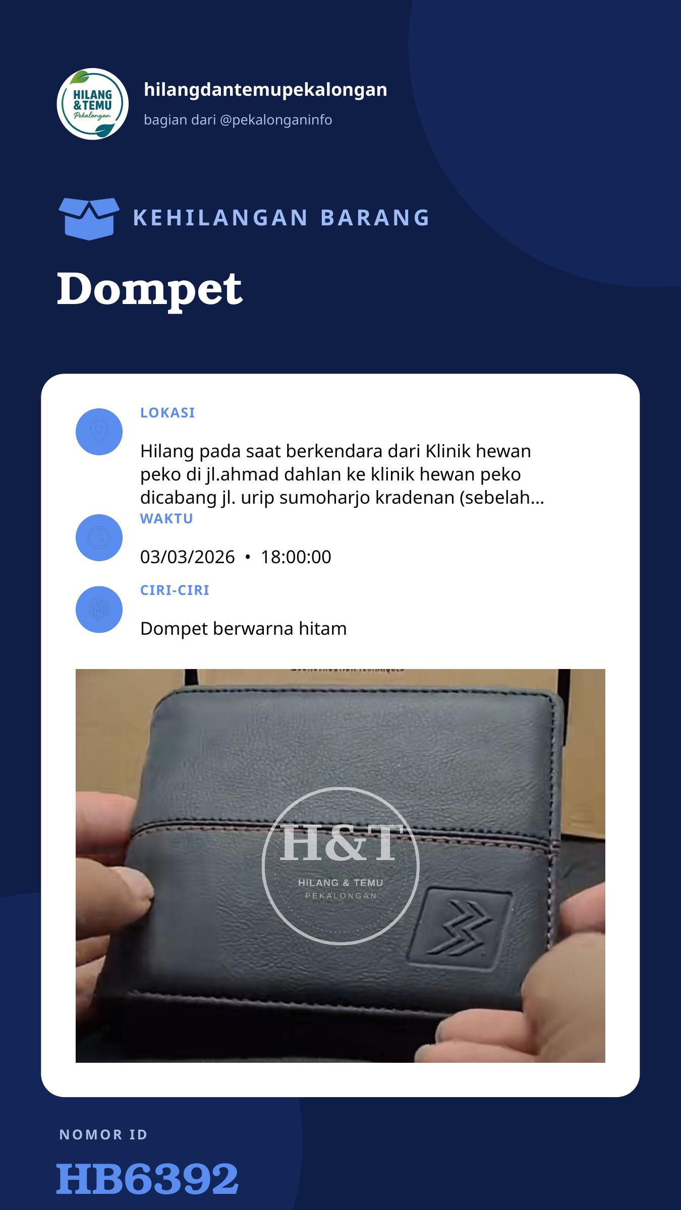 Story 9:16 laporan Dompet