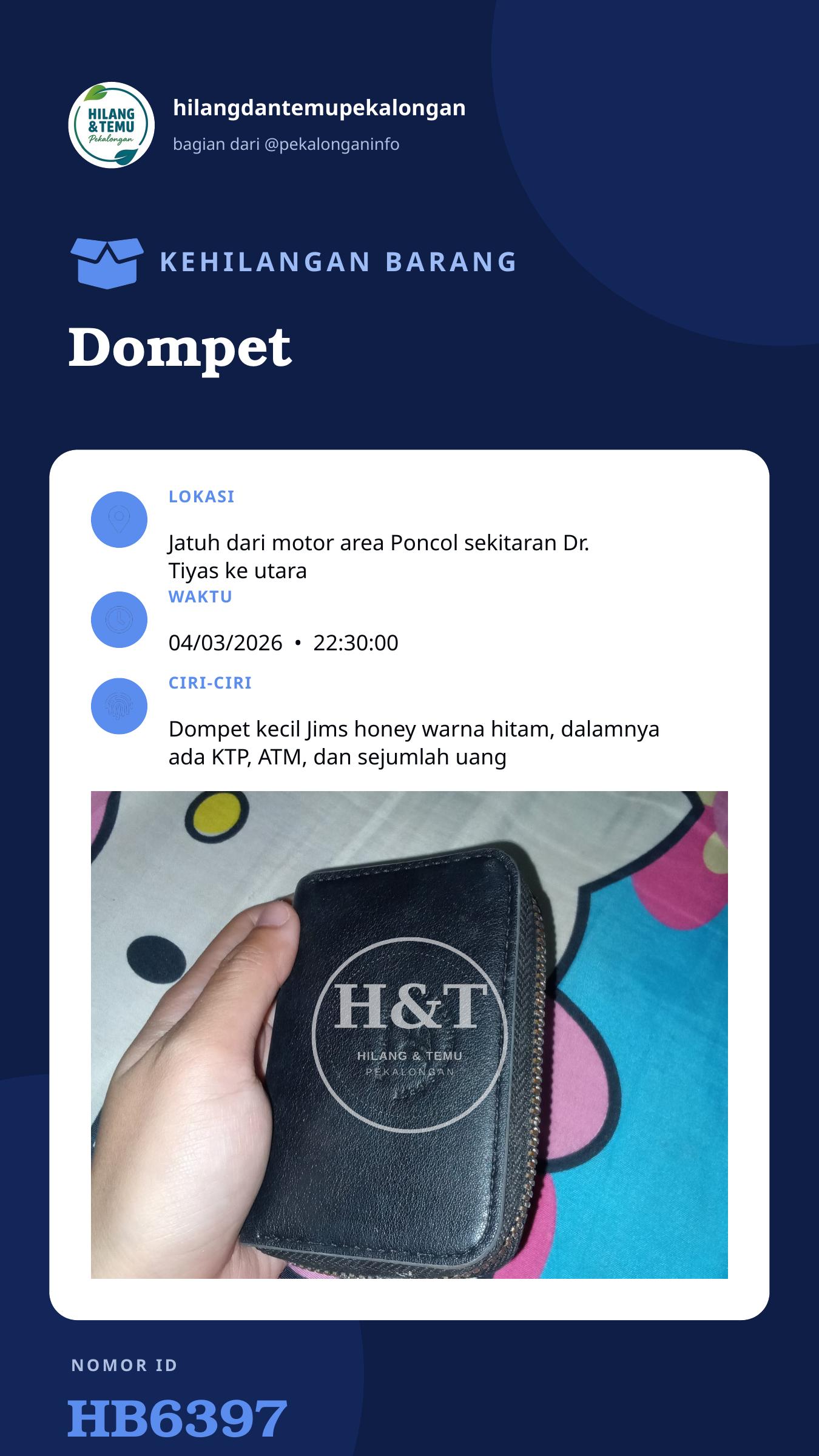 Story 9:16 laporan Dompet