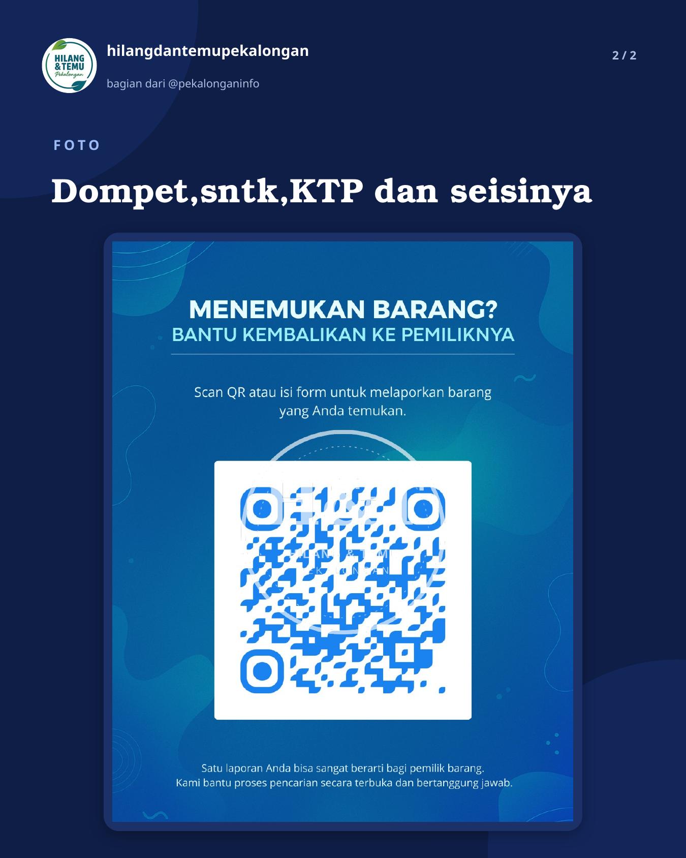 Slide 2 laporan Dompet,sntk,KTP dan seisinya