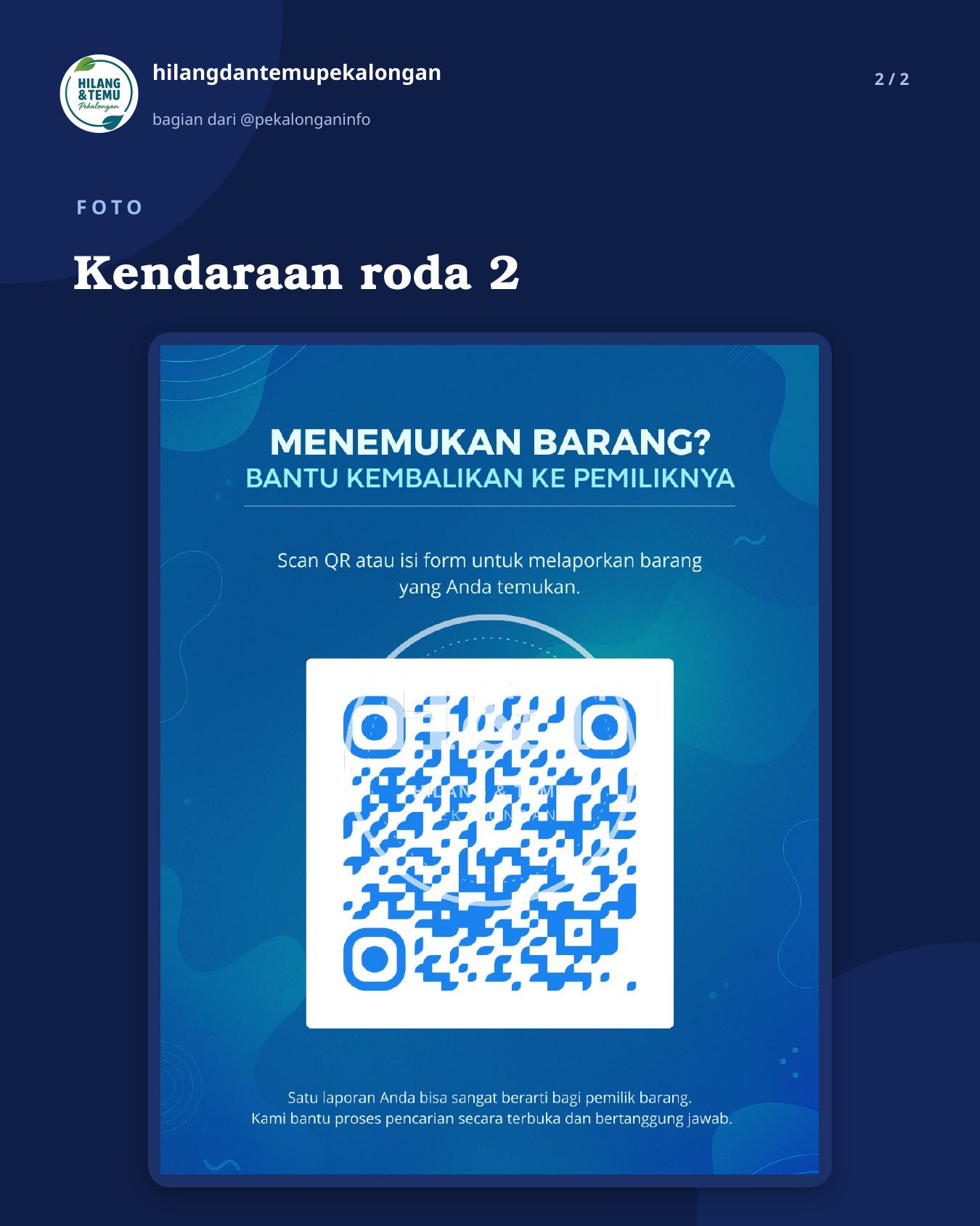 Slide 2 laporan Kendaraan roda 2