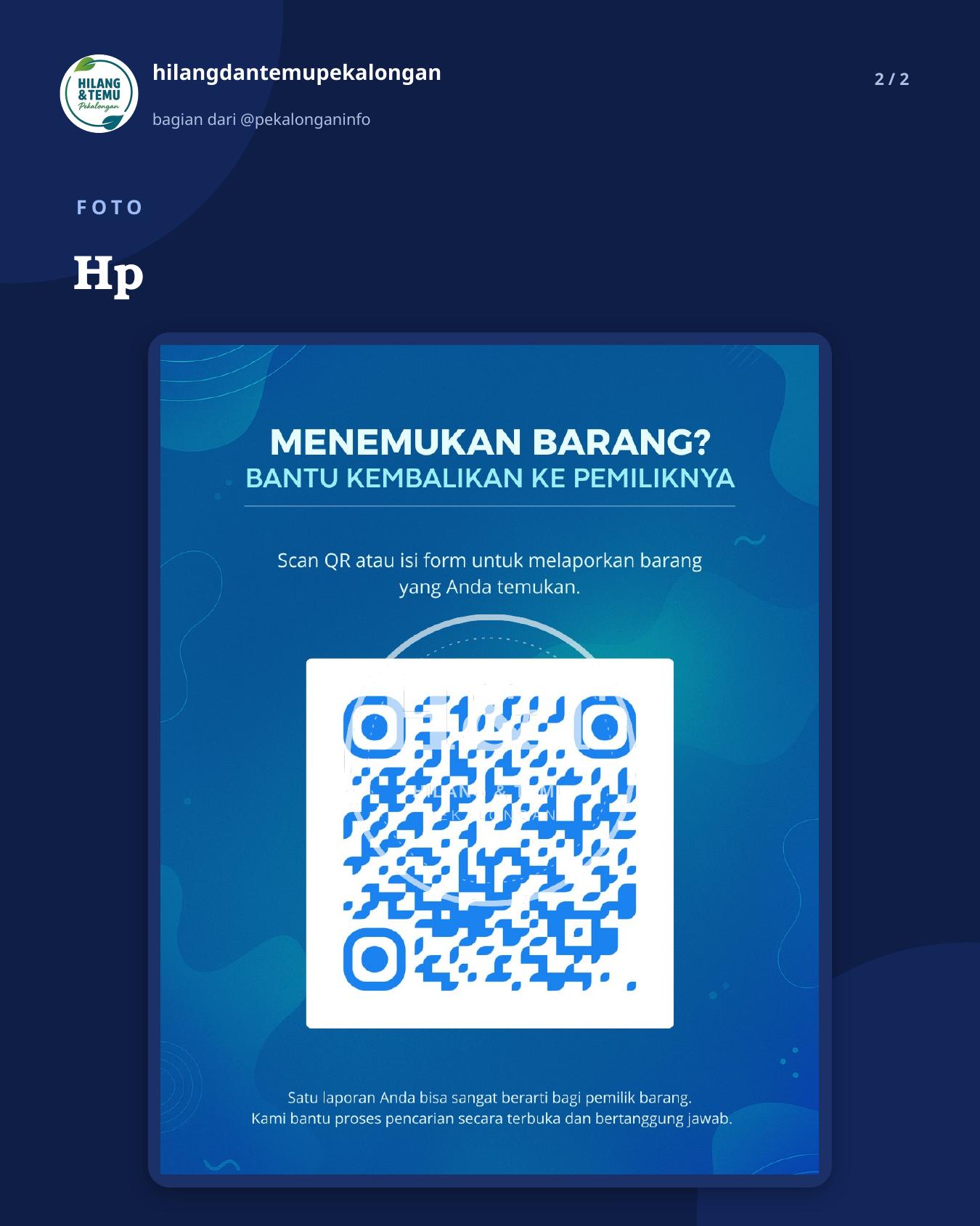 Slide 2 laporan Hp