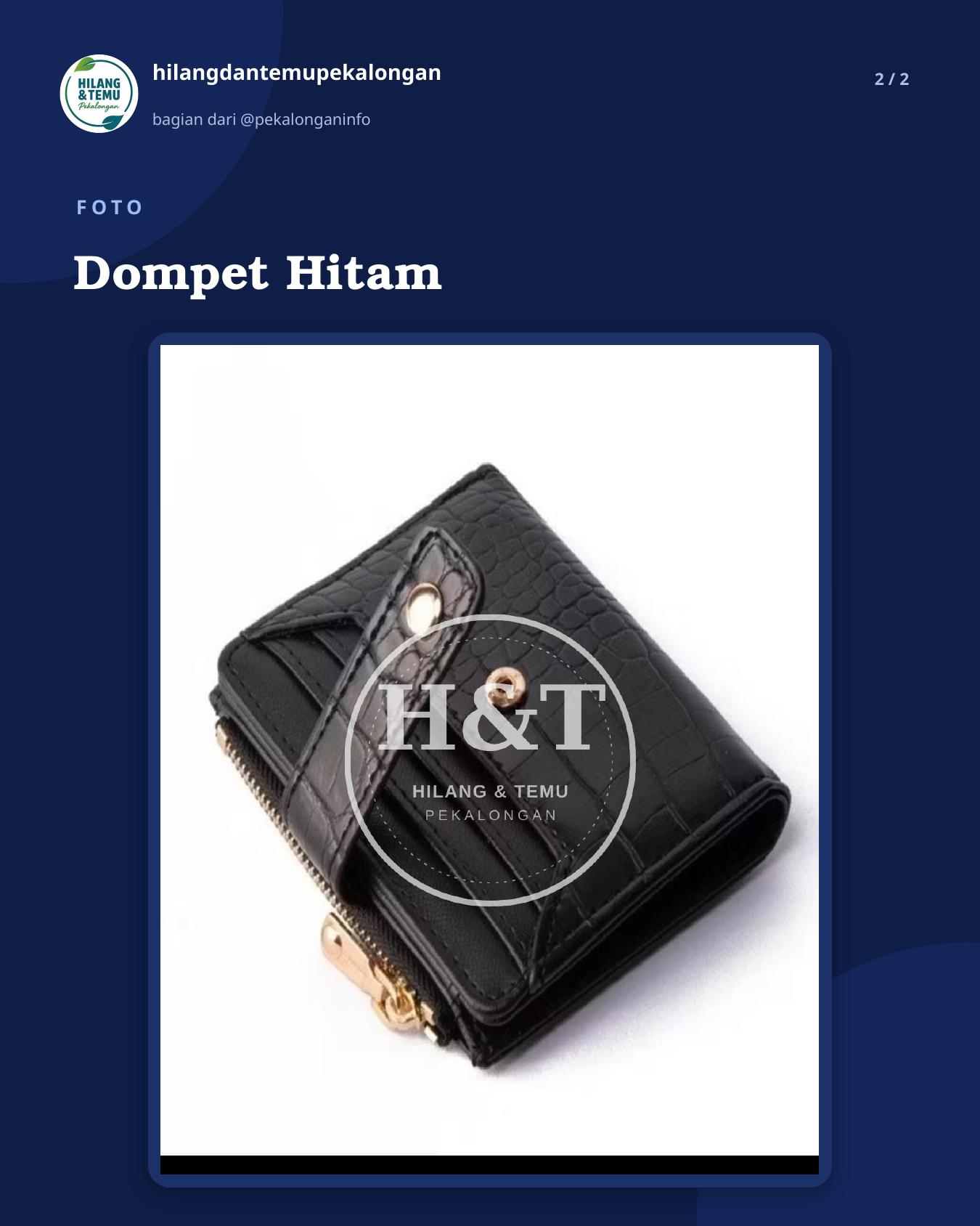 Slide 2 laporan Dompet Hitam