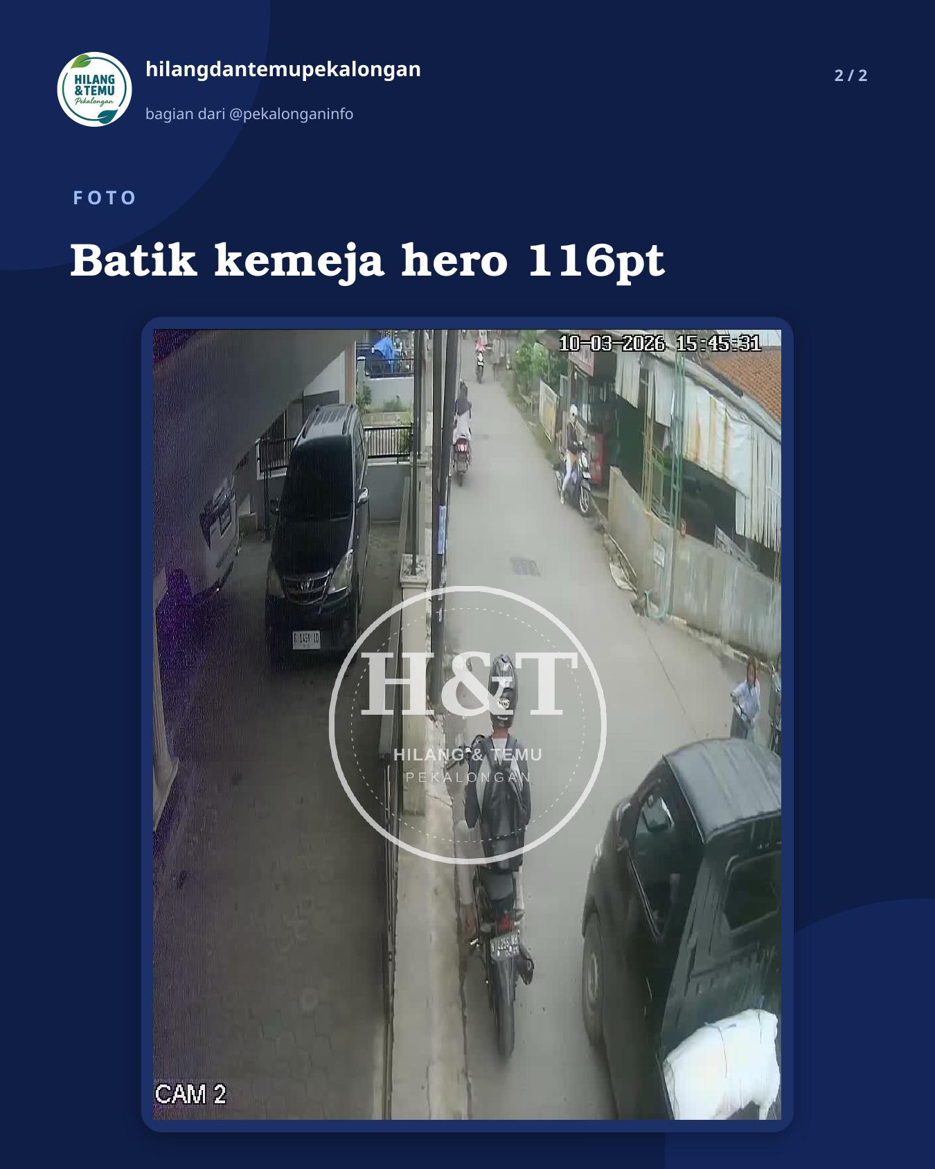 Slide 2 laporan Batik kemeja hero 116pt