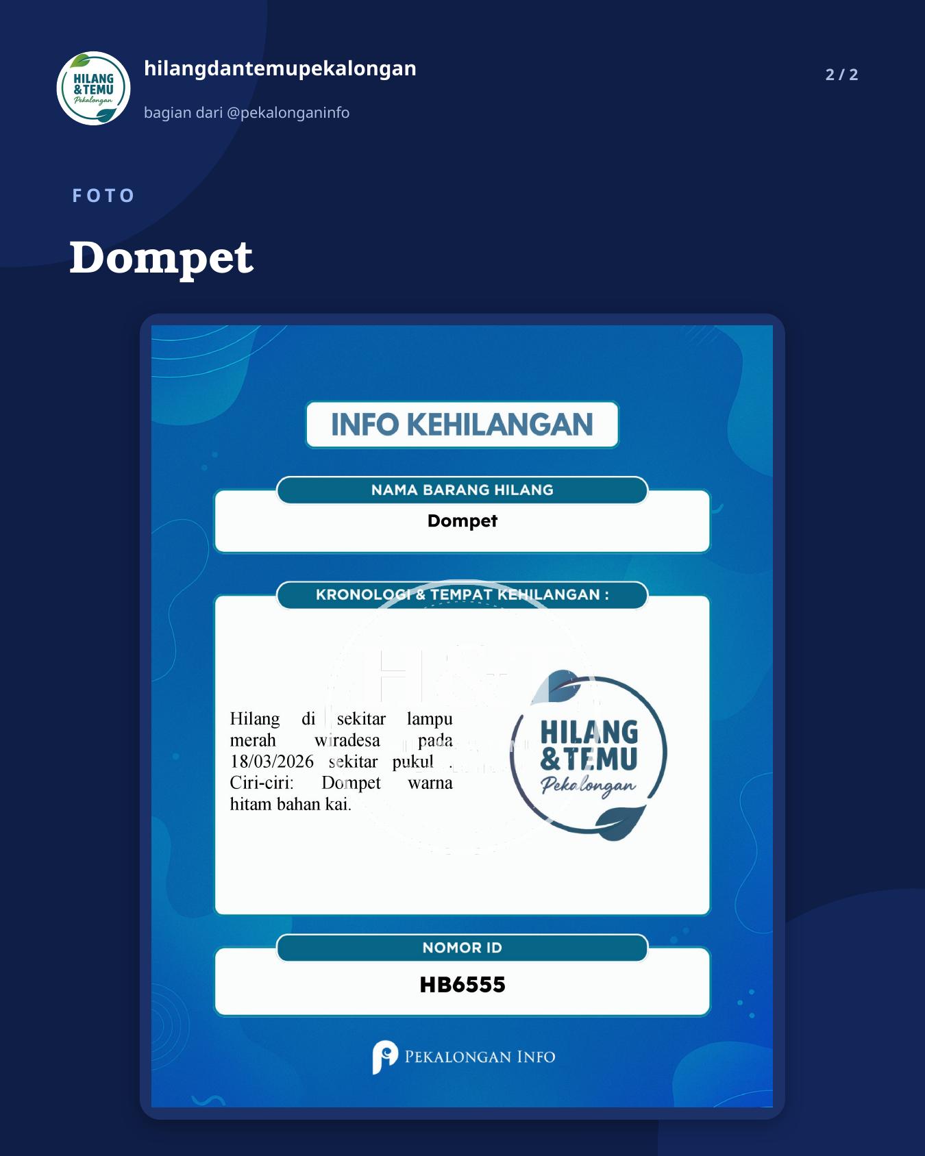 Slide 2 laporan Dompet