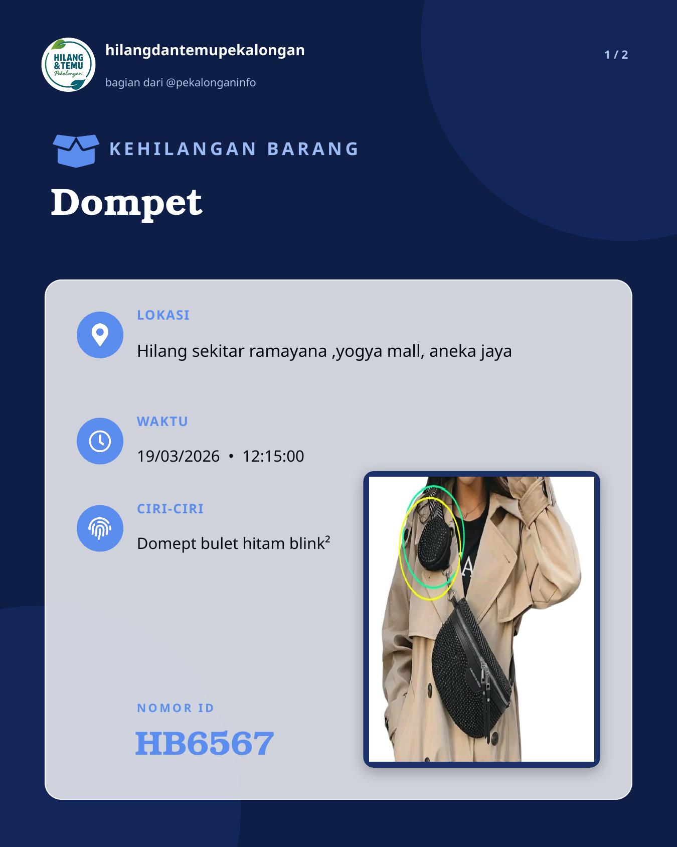 Slide 1 laporan Dompet