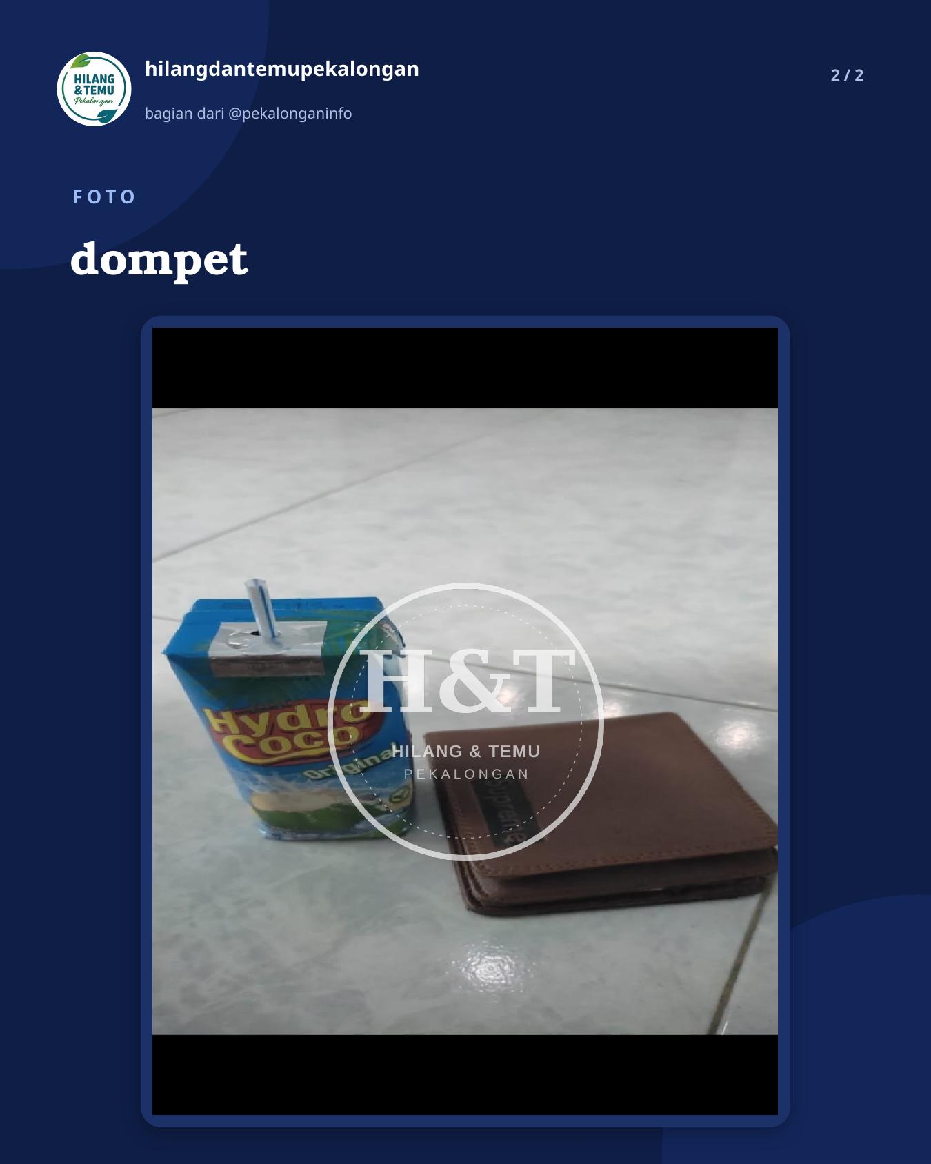 Slide 2 laporan dompet