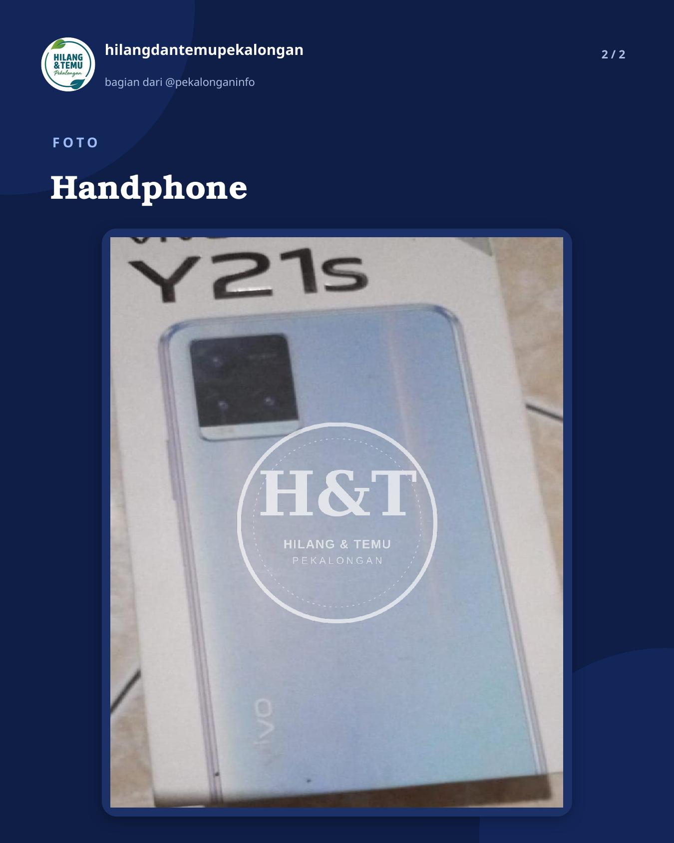 Slide 2 laporan Handphone
