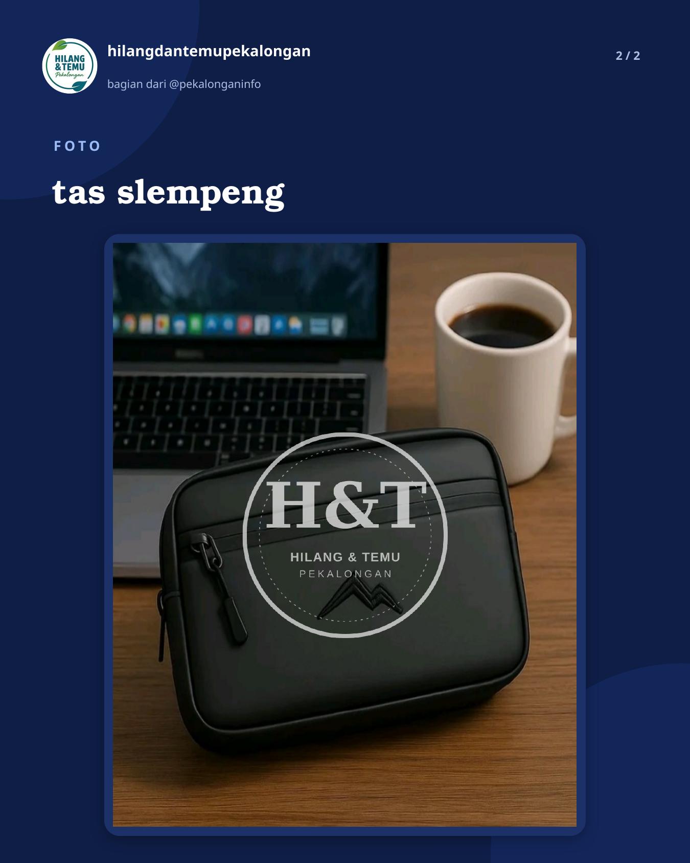 Slide 2 laporan tas slempeng