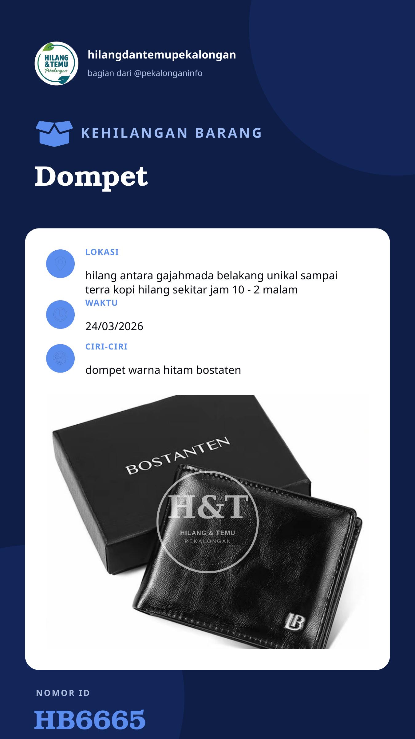 Story 9:16 laporan Dompet