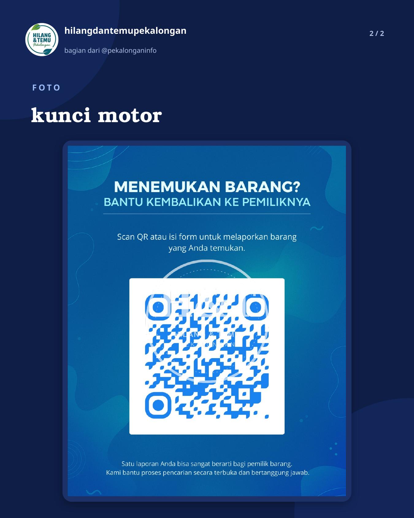 Slide 2 laporan kunci motor