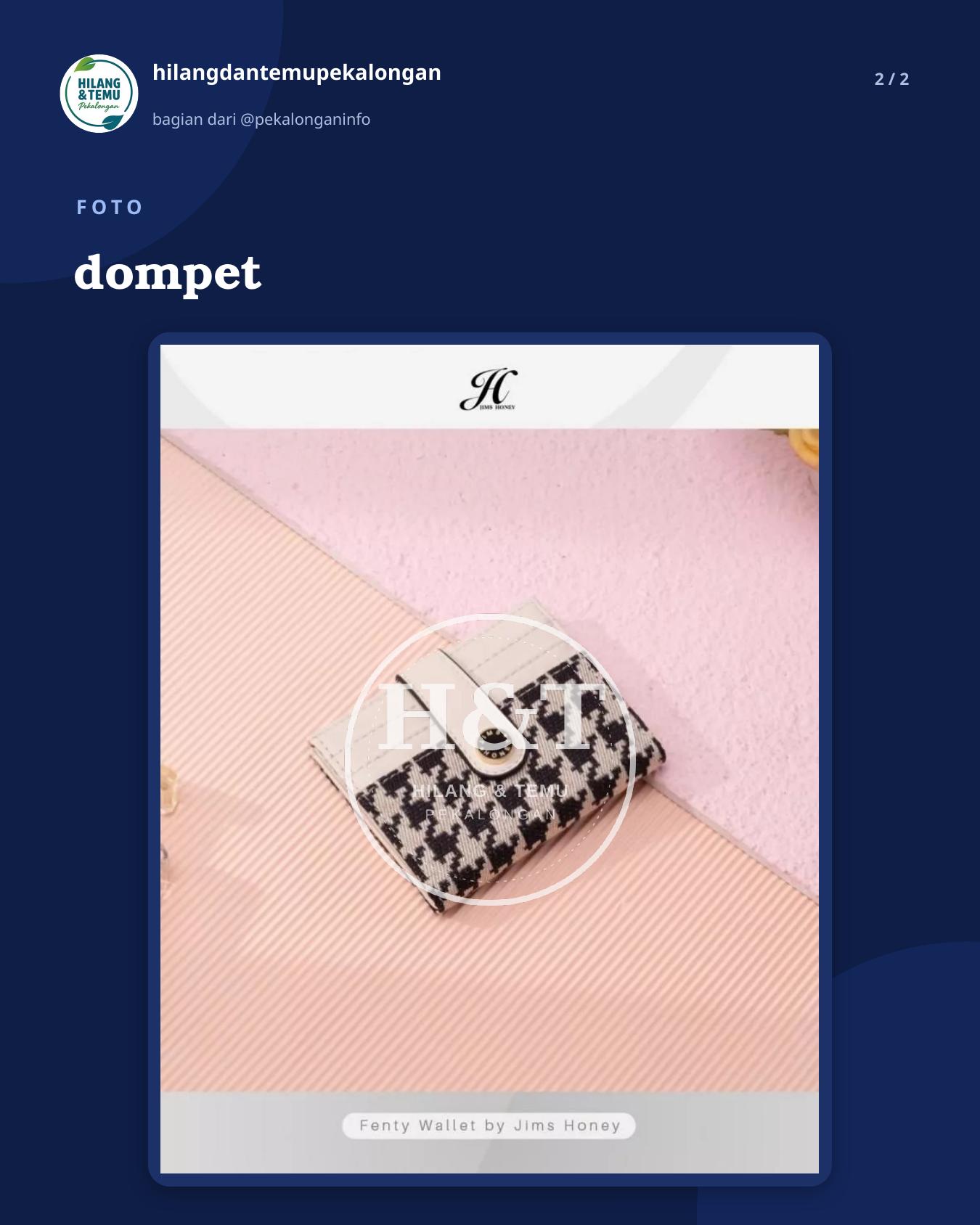 Slide 2 laporan dompet