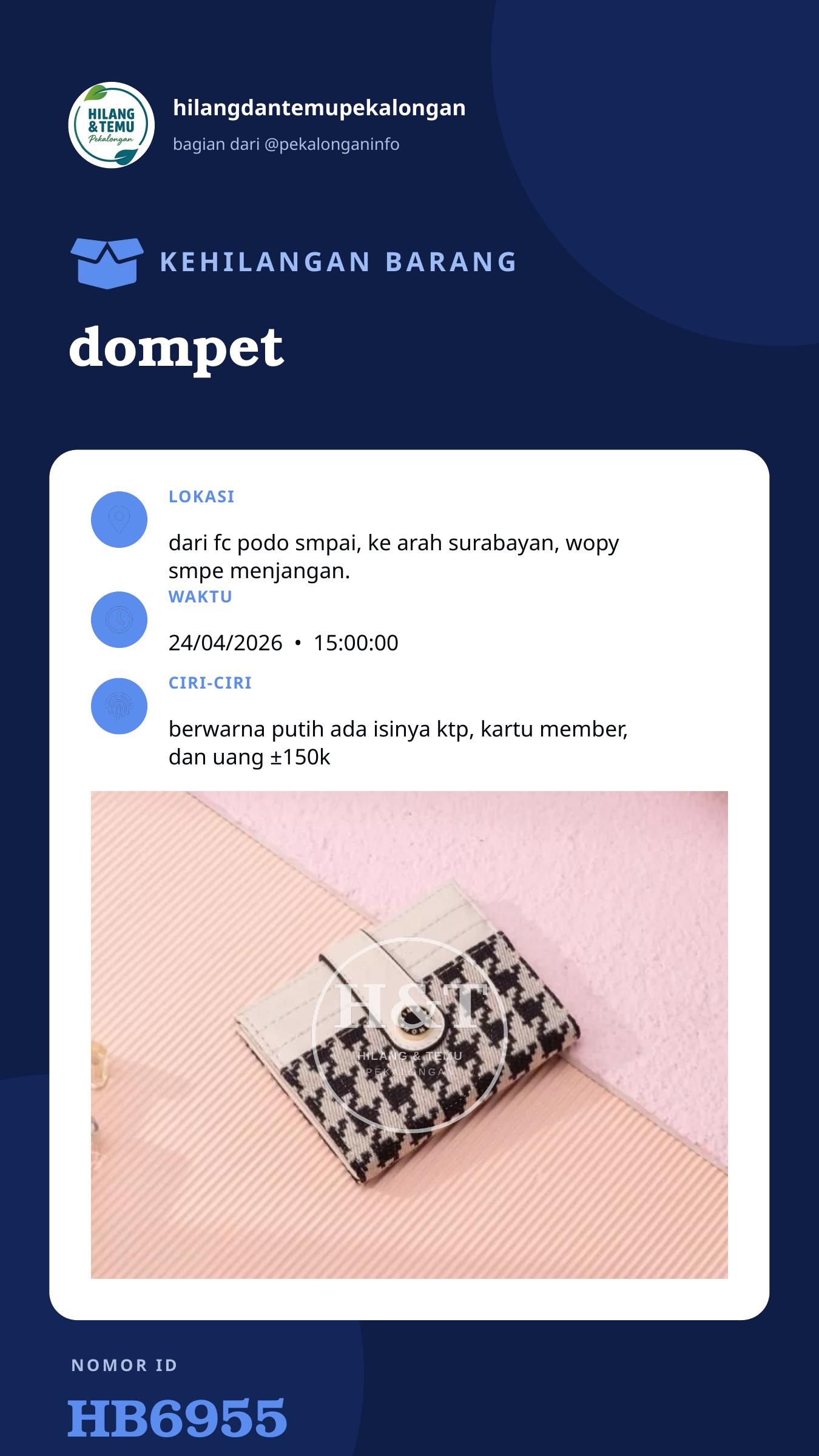 Story 9:16 laporan dompet