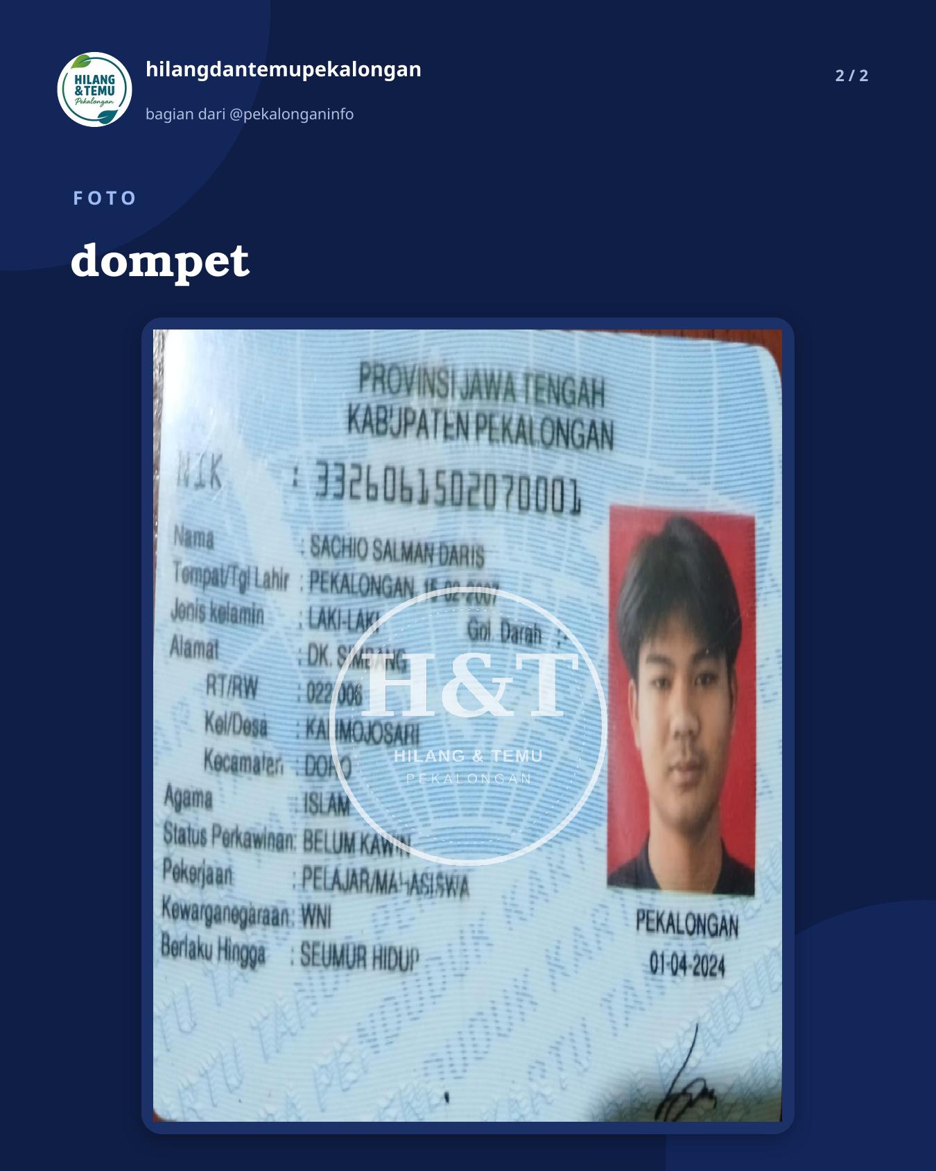 Slide 2 laporan dompet