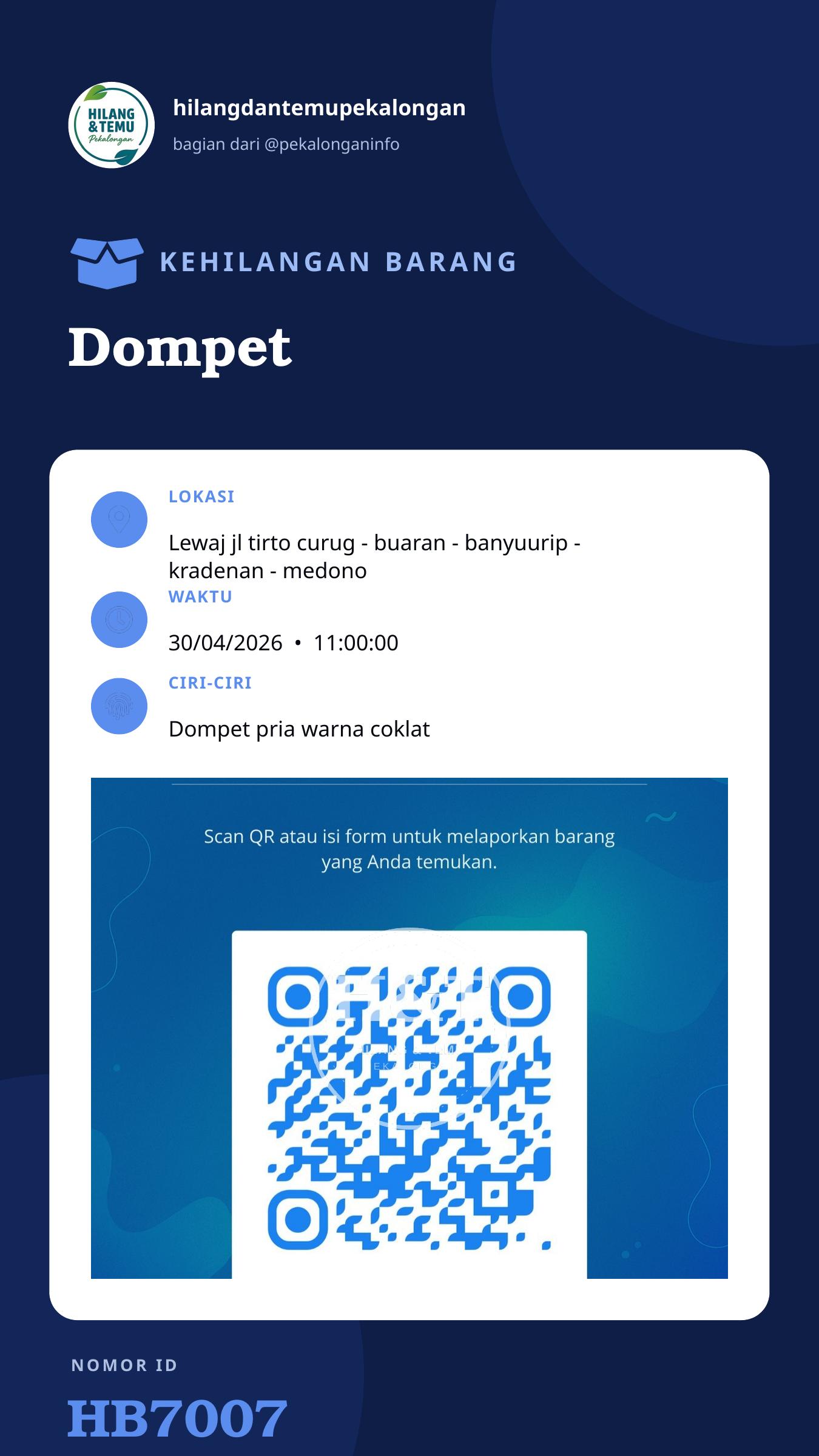 Story 9:16 laporan Dompet
