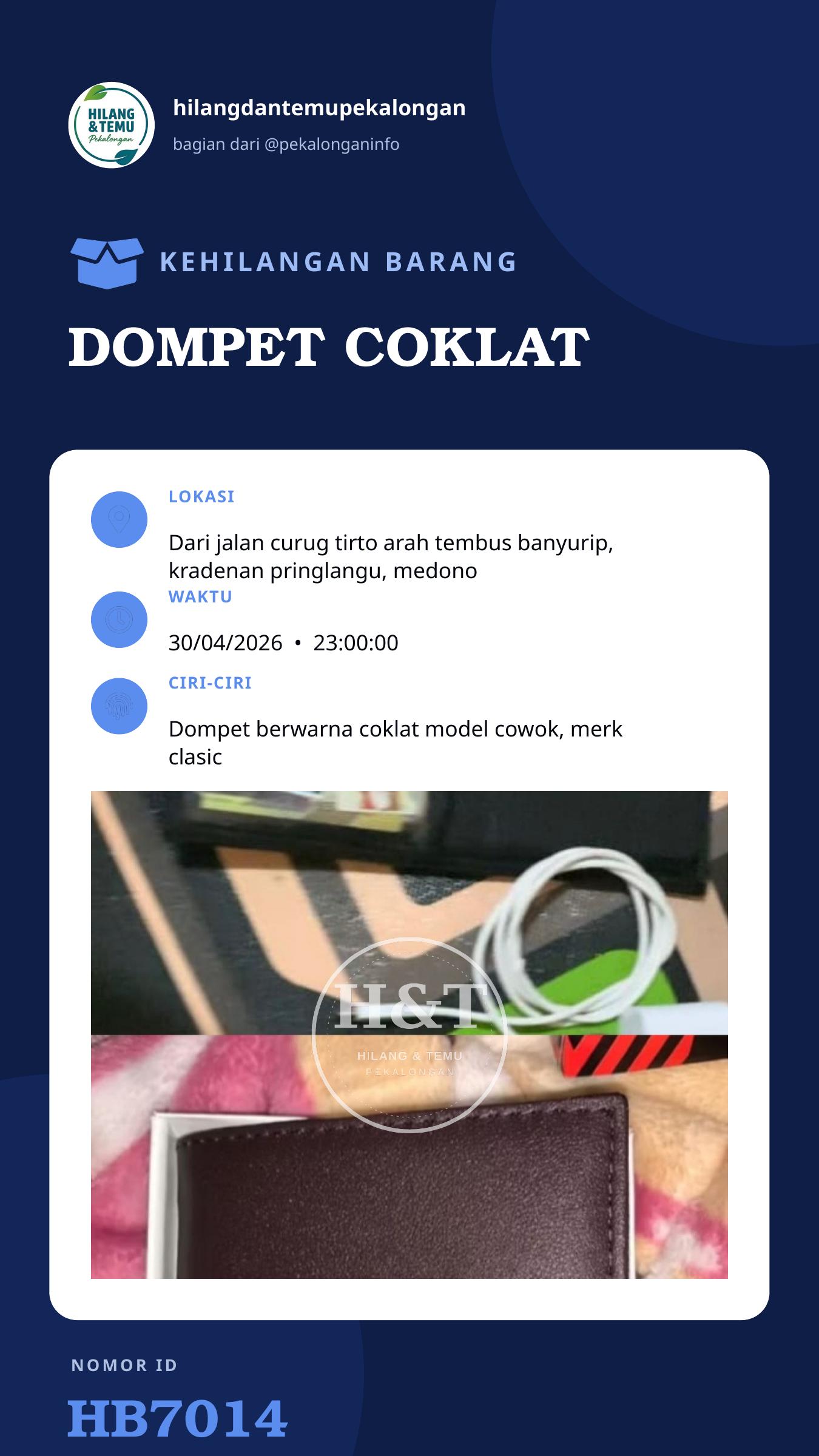 Story 9:16 laporan DOMPET COKLAT
