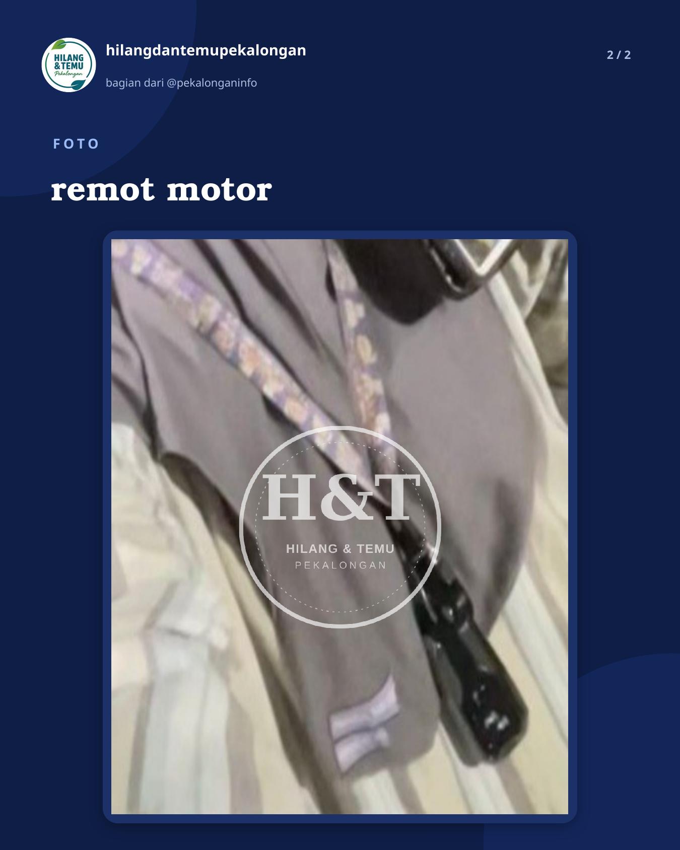Slide 2 laporan remot motor