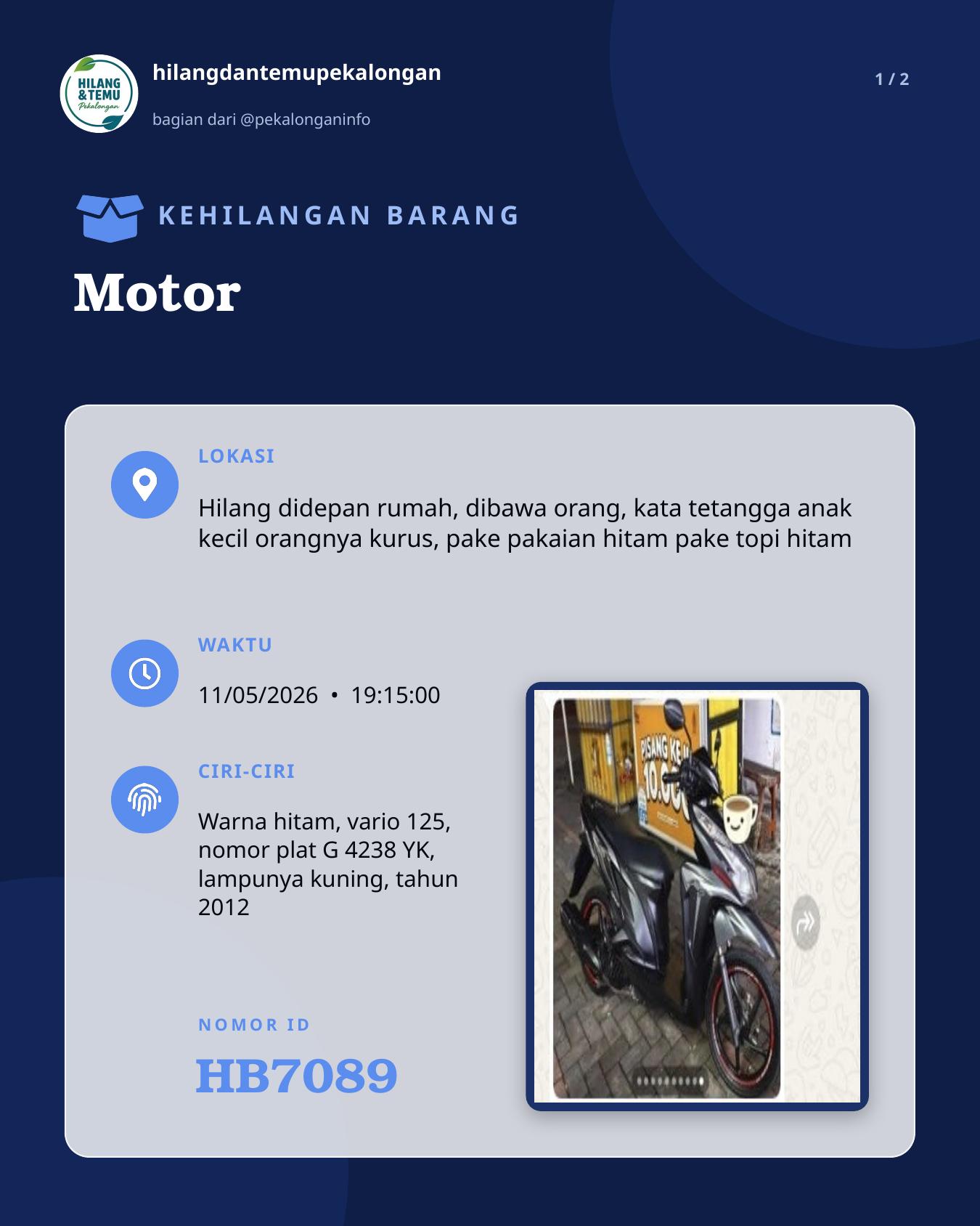 Slide 1 laporan Motor