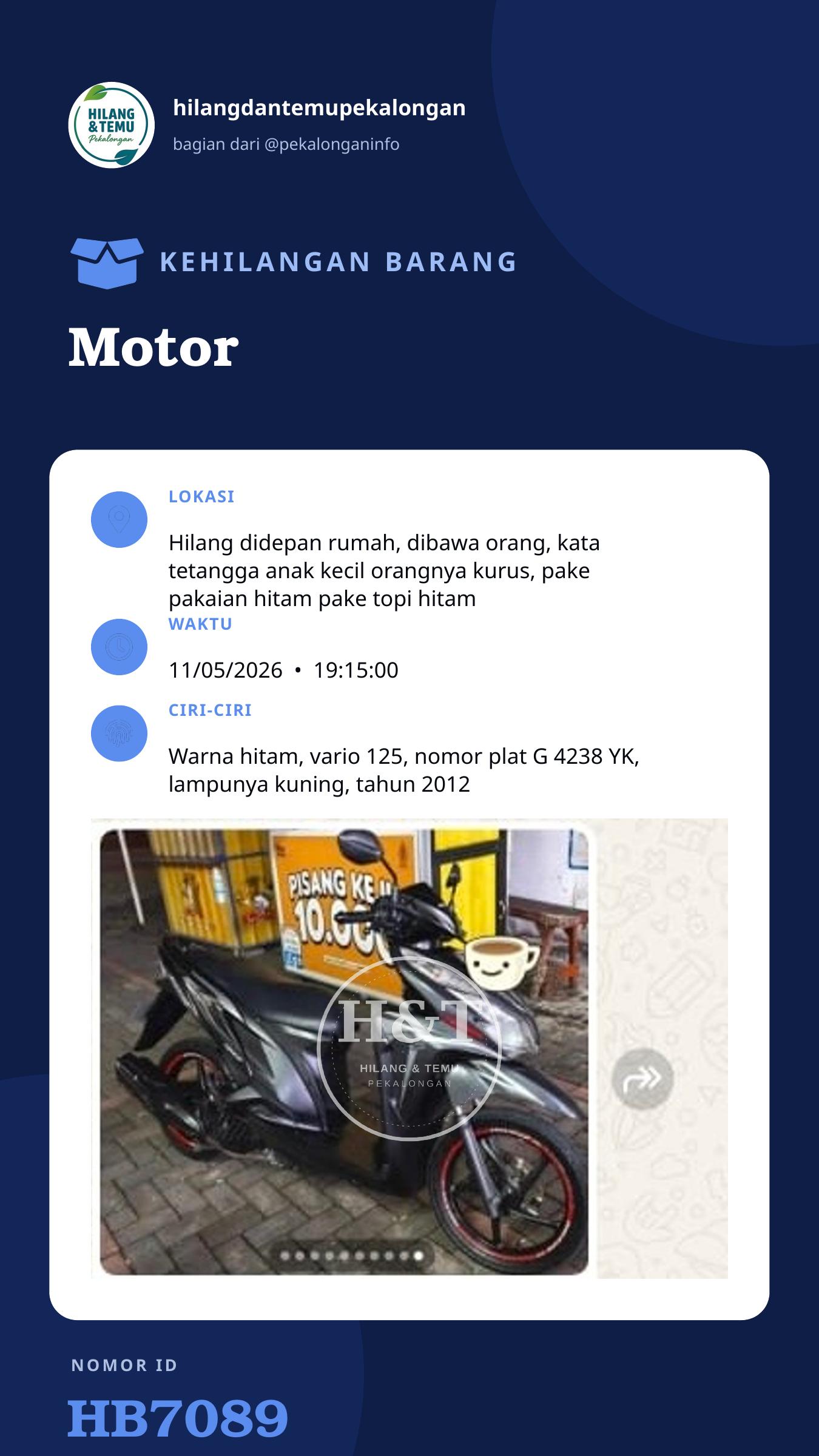 Story 9:16 laporan Motor