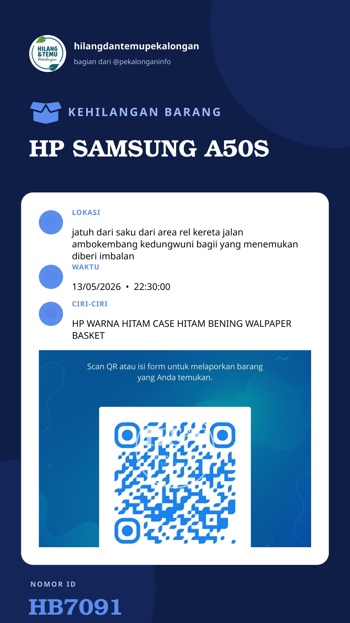 Story 9:16 laporan HP SAMSUNG A50S