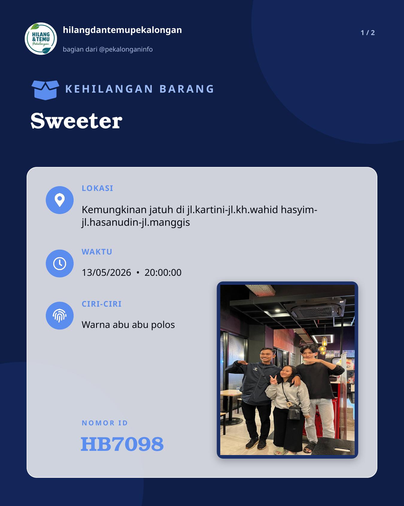 Slide 1 laporan Sweeter