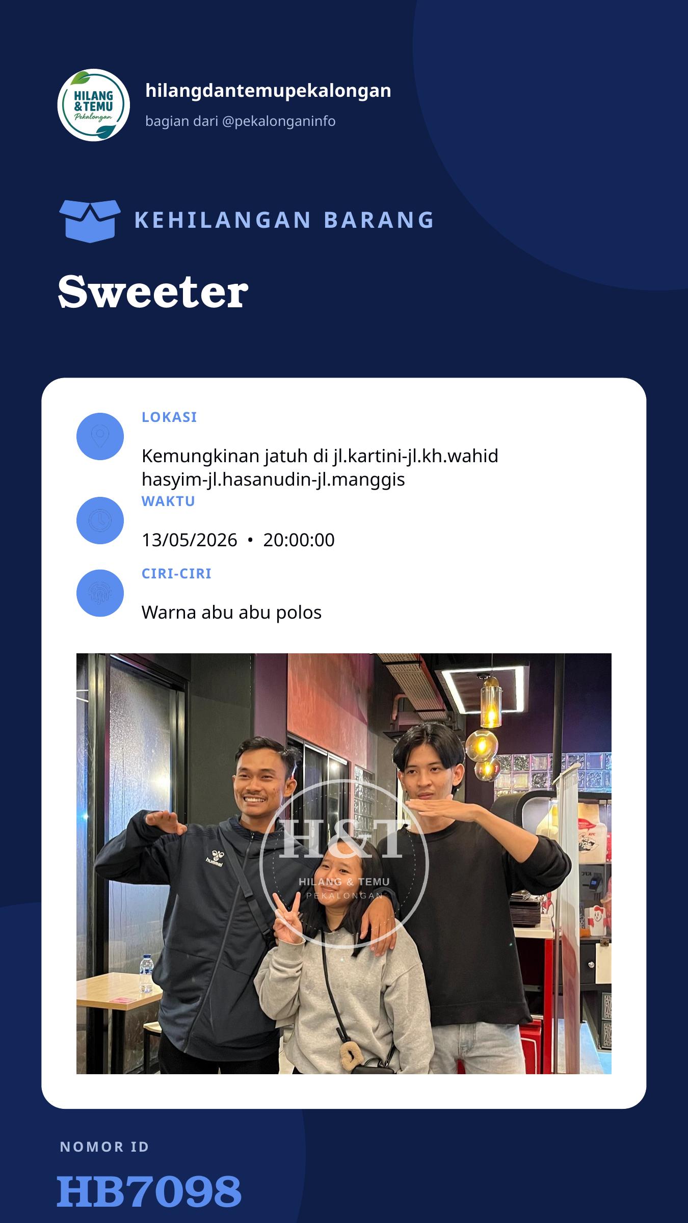 Story 9:16 laporan Sweeter