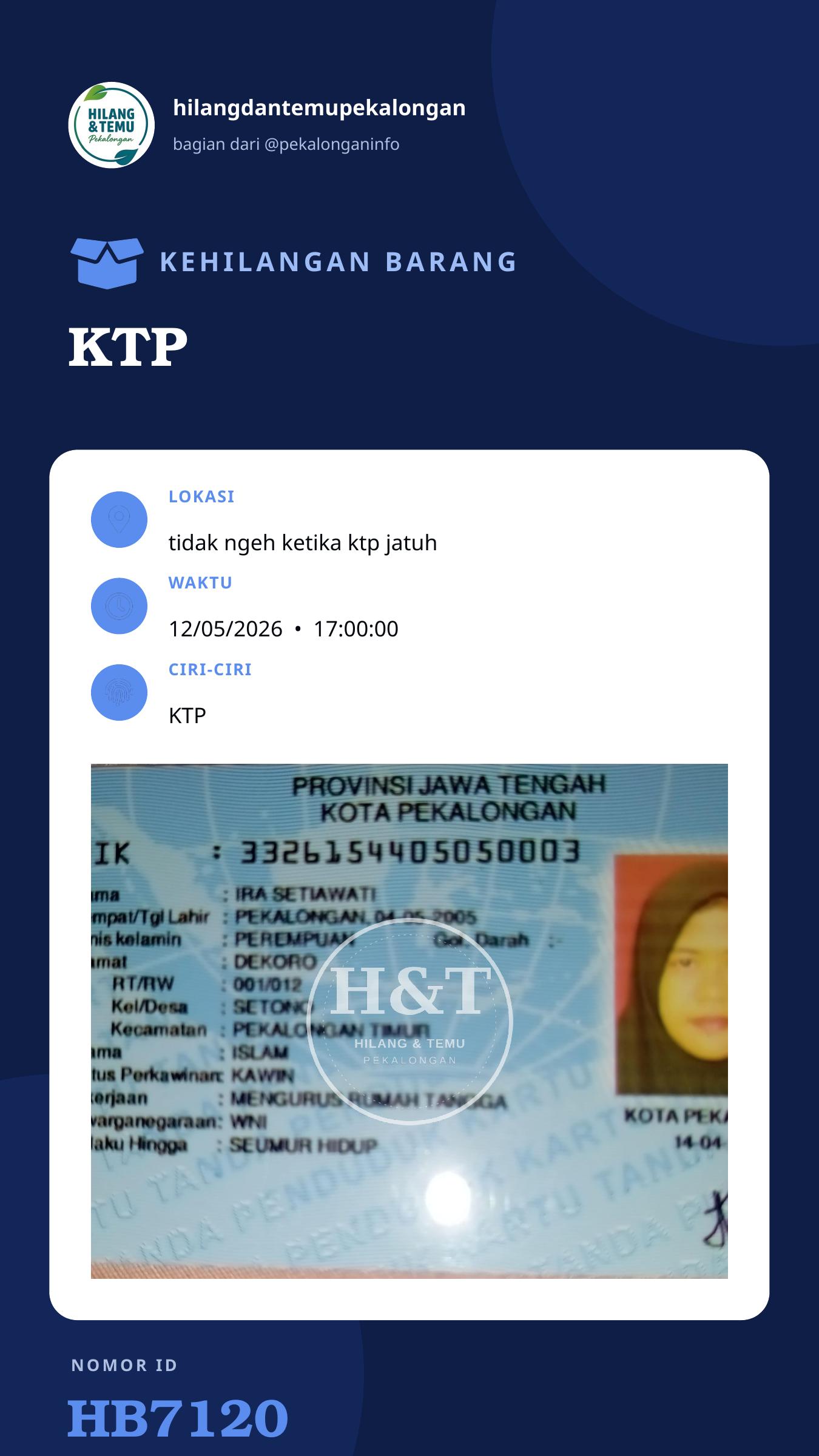 Story 9:16 laporan KTP
