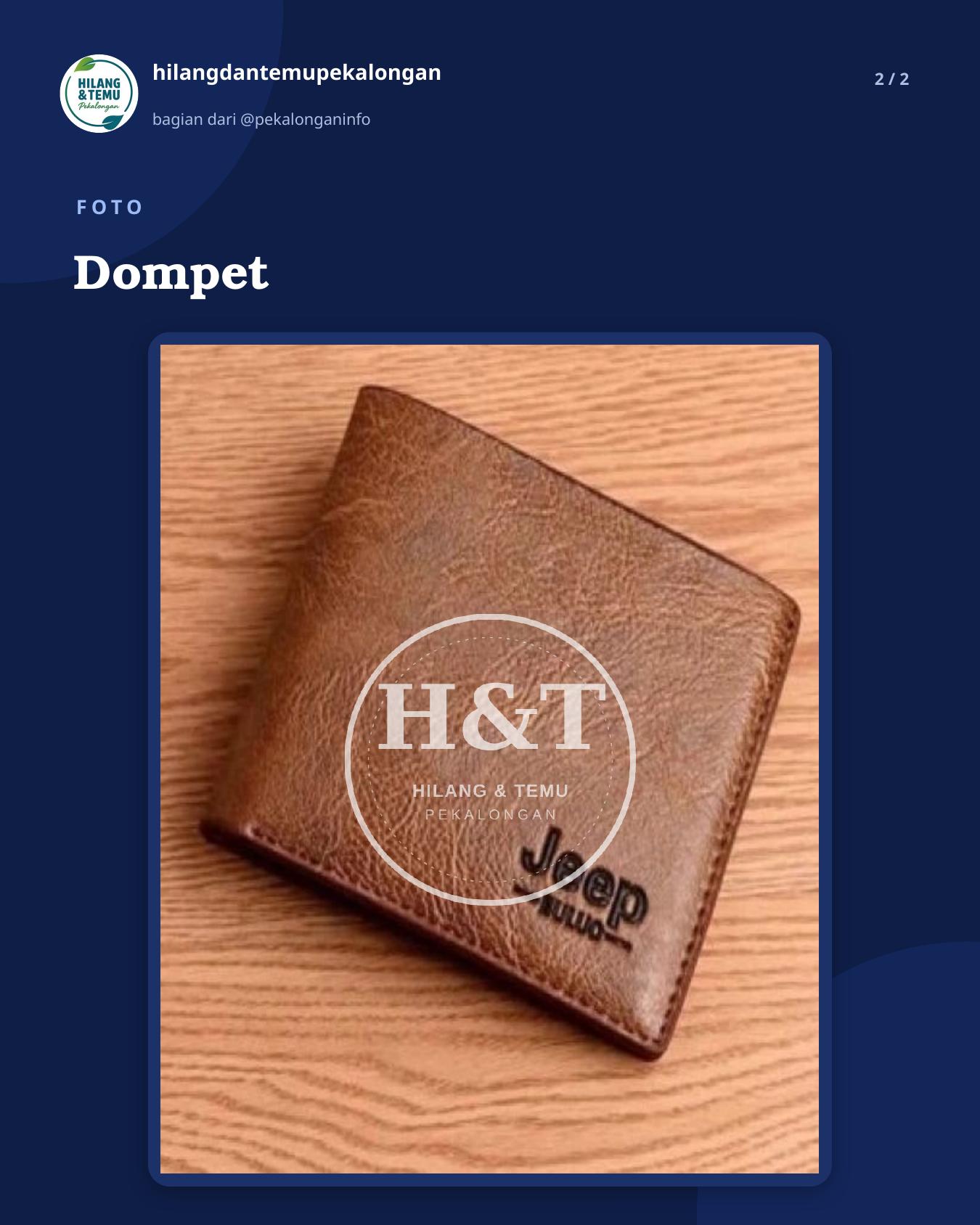 Slide 2 laporan Dompet