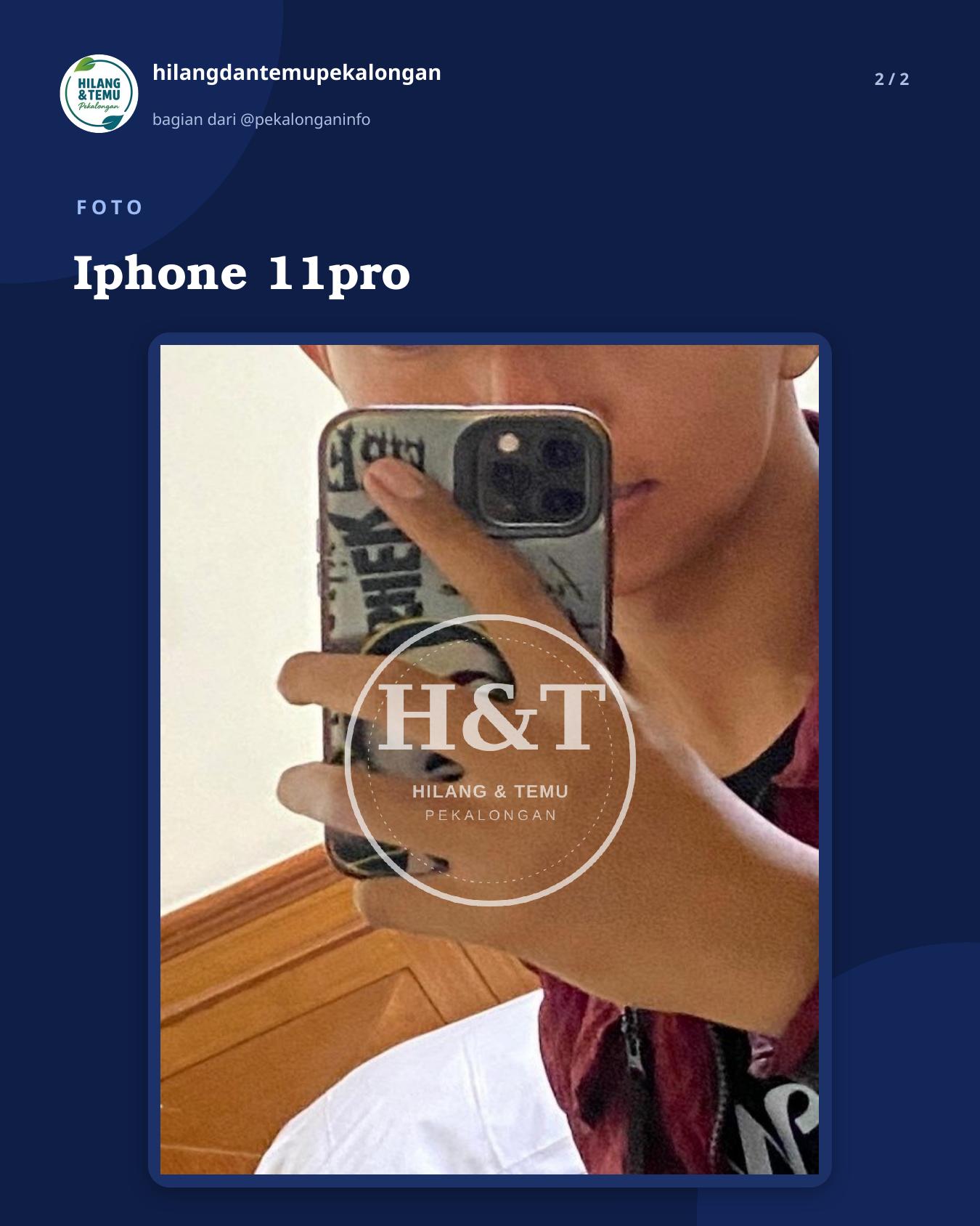 Slide 2 laporan Iphone 11pro
