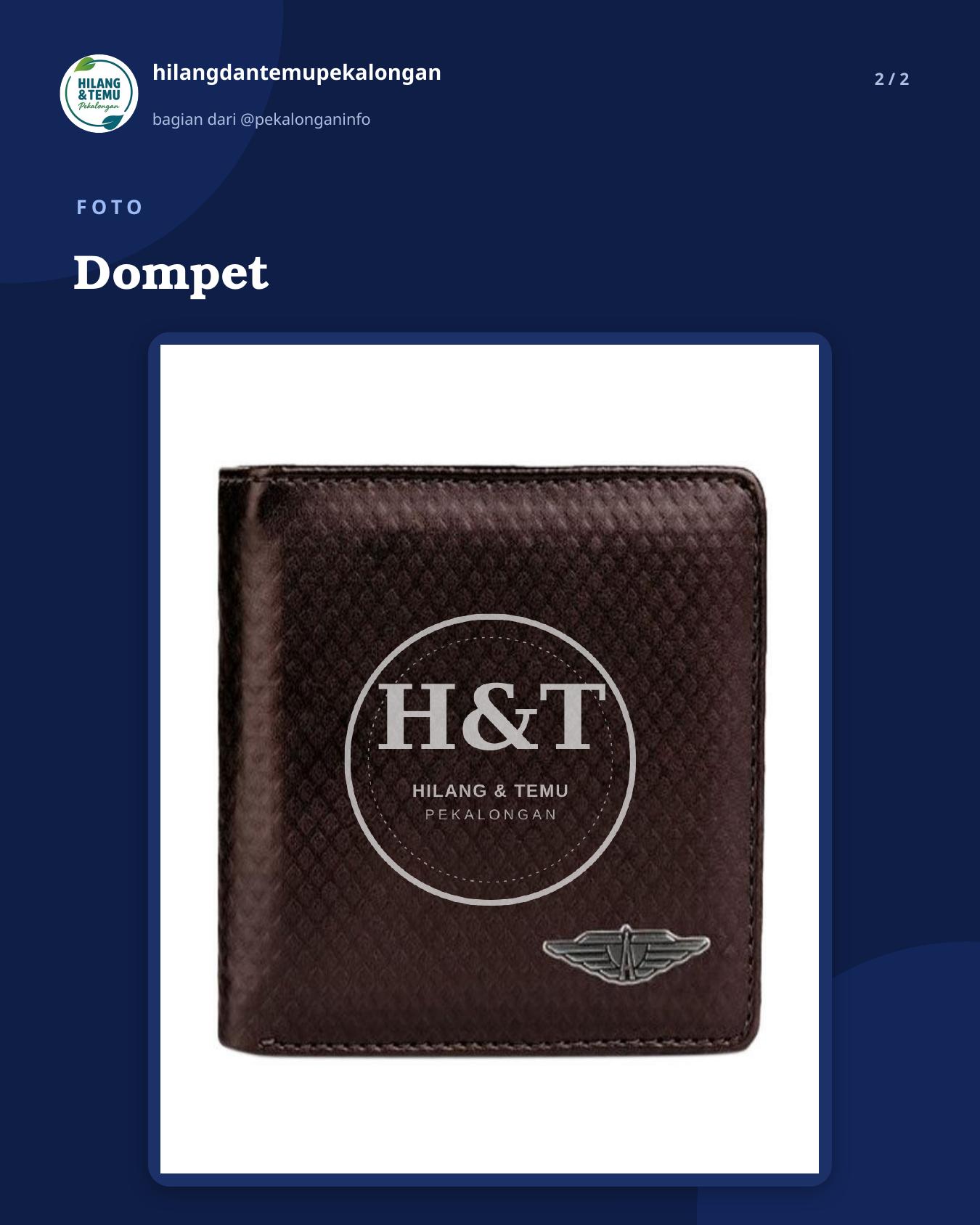Slide 2 laporan Dompet