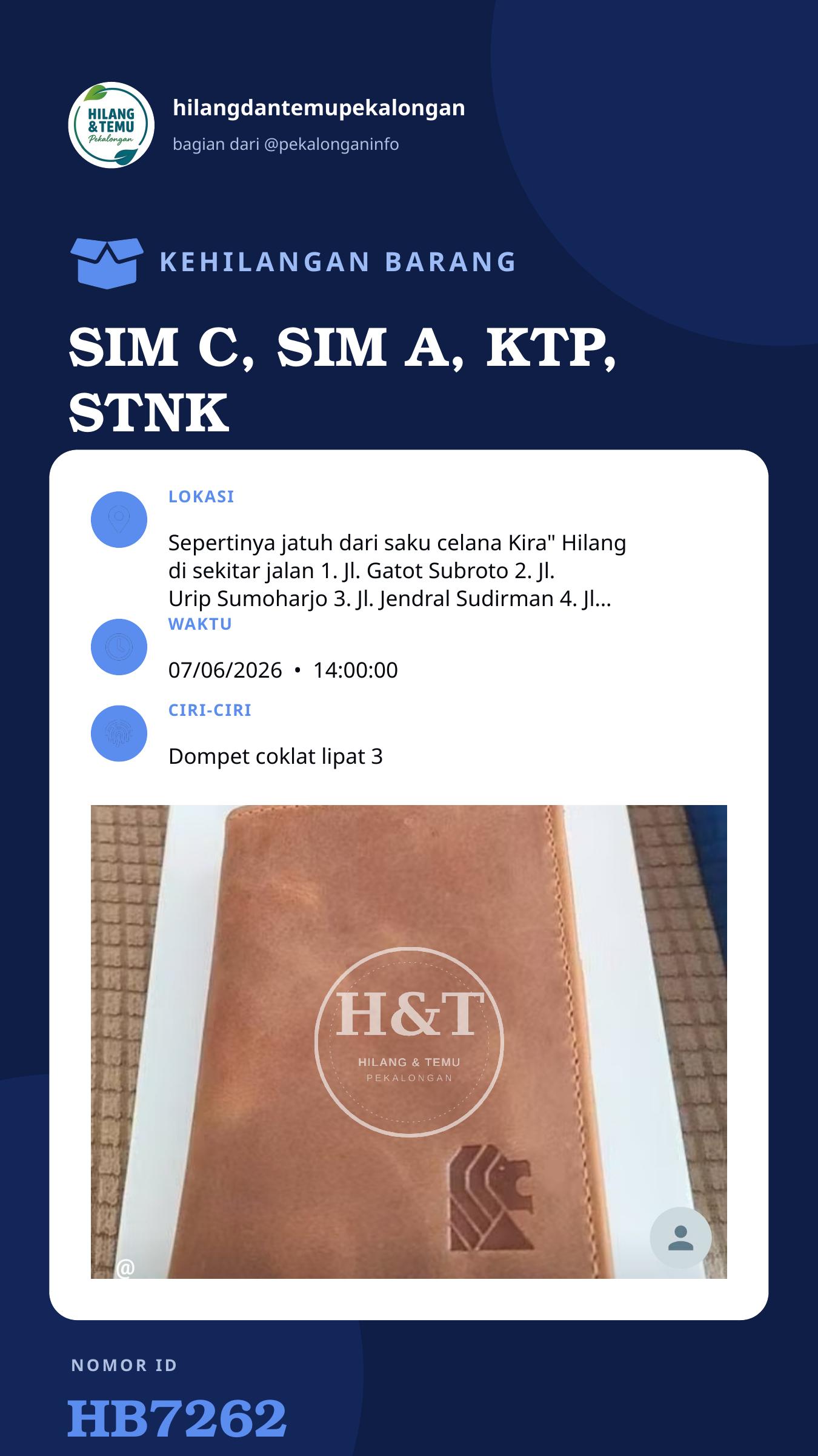 Story 9:16 laporan SIM C, SIM A, KTP, STNK