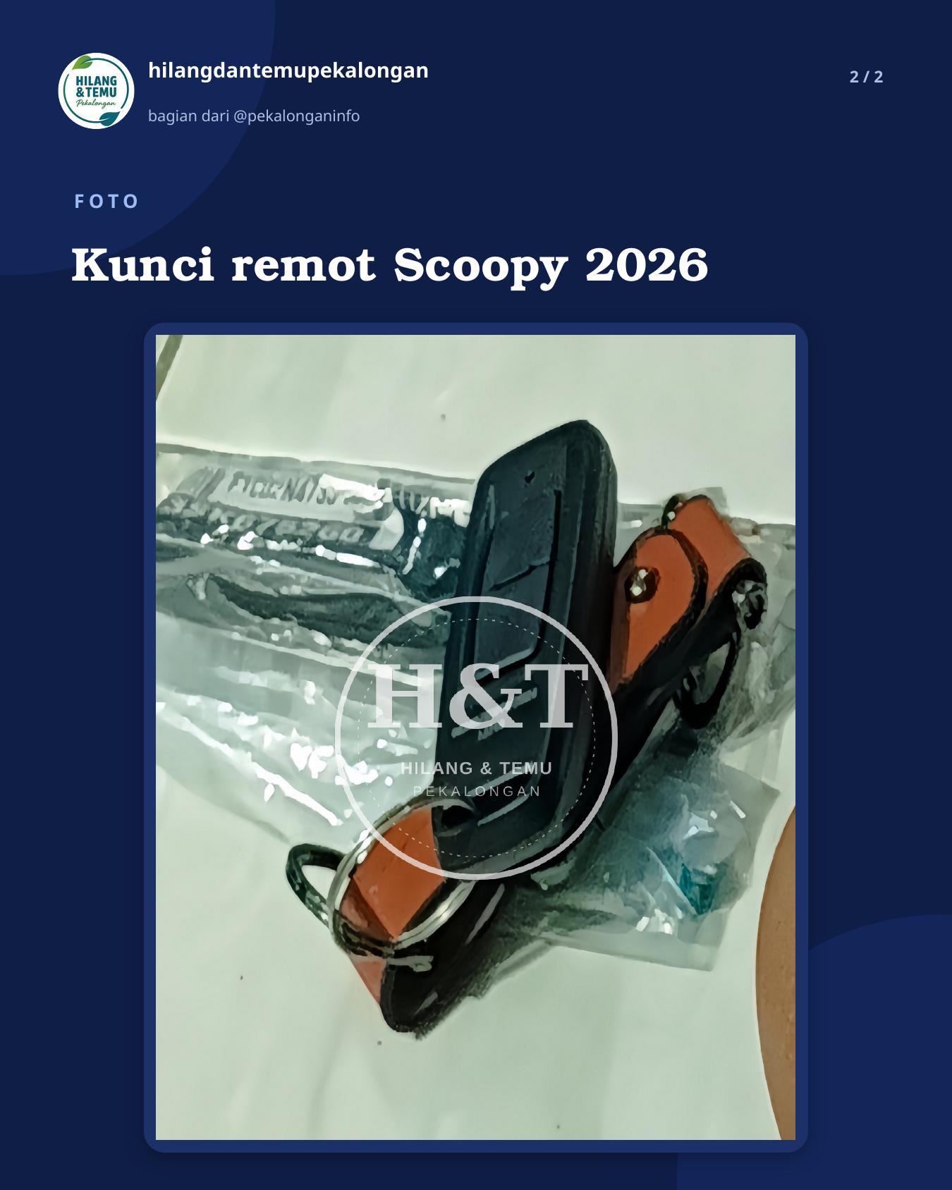 Slide 2 laporan Kunci remot Scoopy 2026