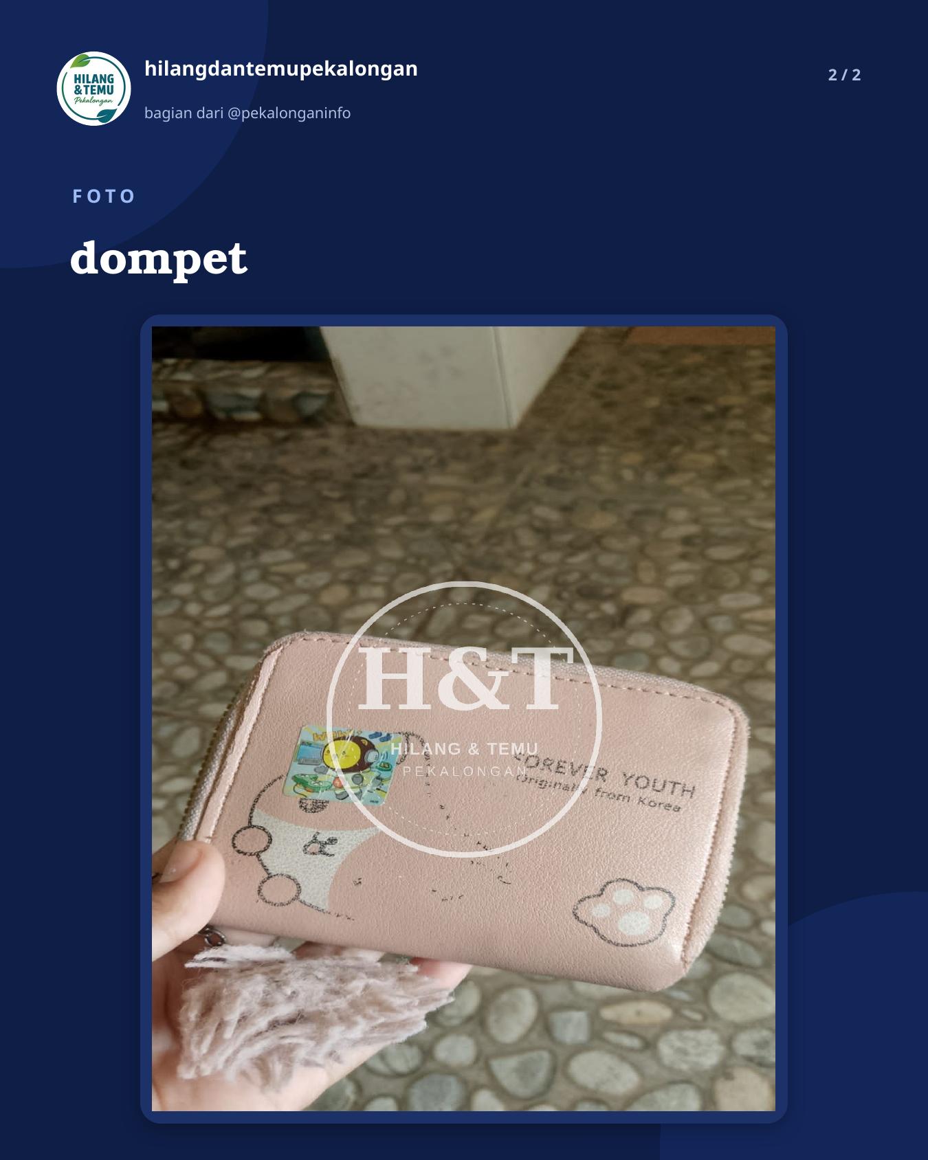 Slide 2 laporan dompet