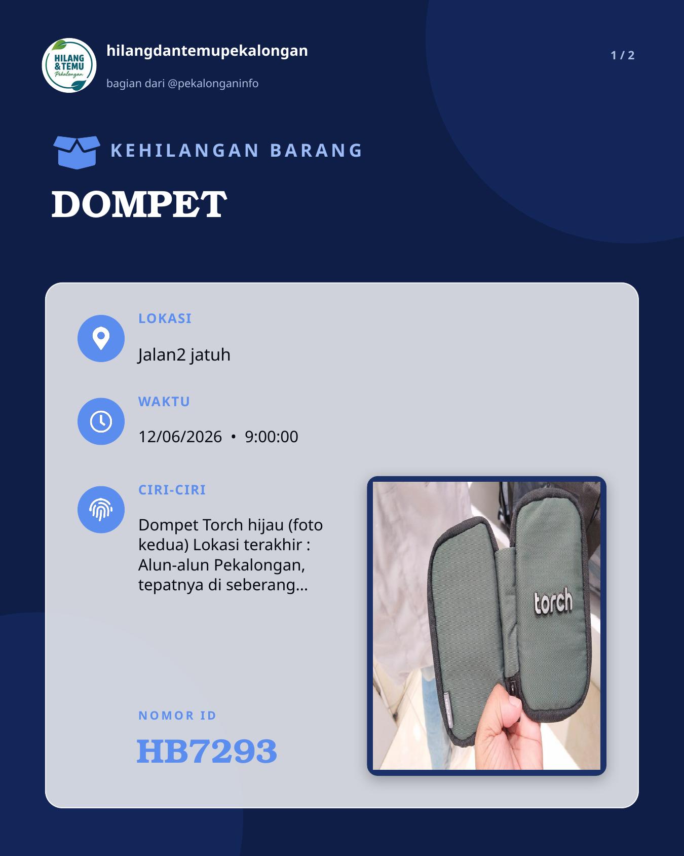 Slide 1 laporan DOMPET