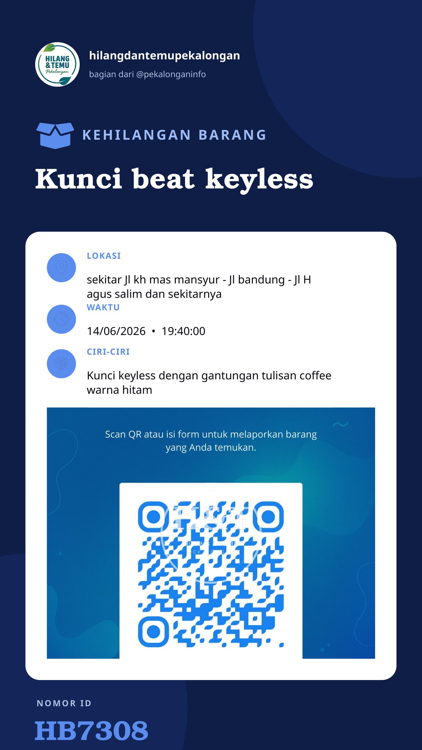 Story 9:16 laporan Kunci beat keyless