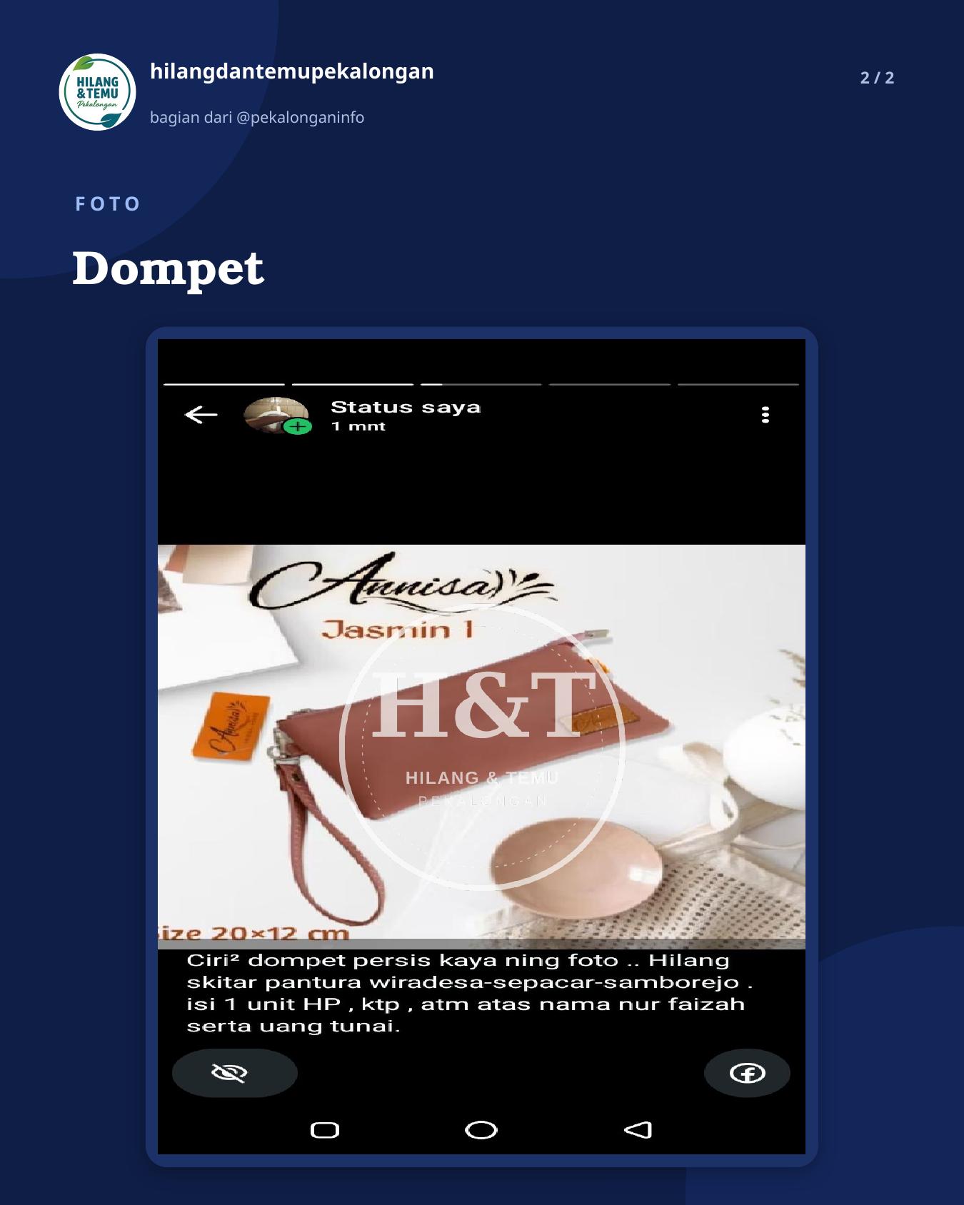 Slide 2 laporan Dompet