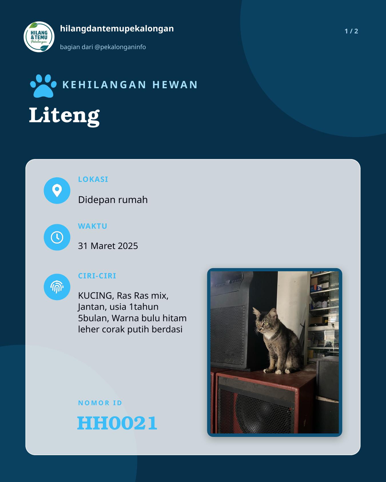 Slide 1 laporan Liteng