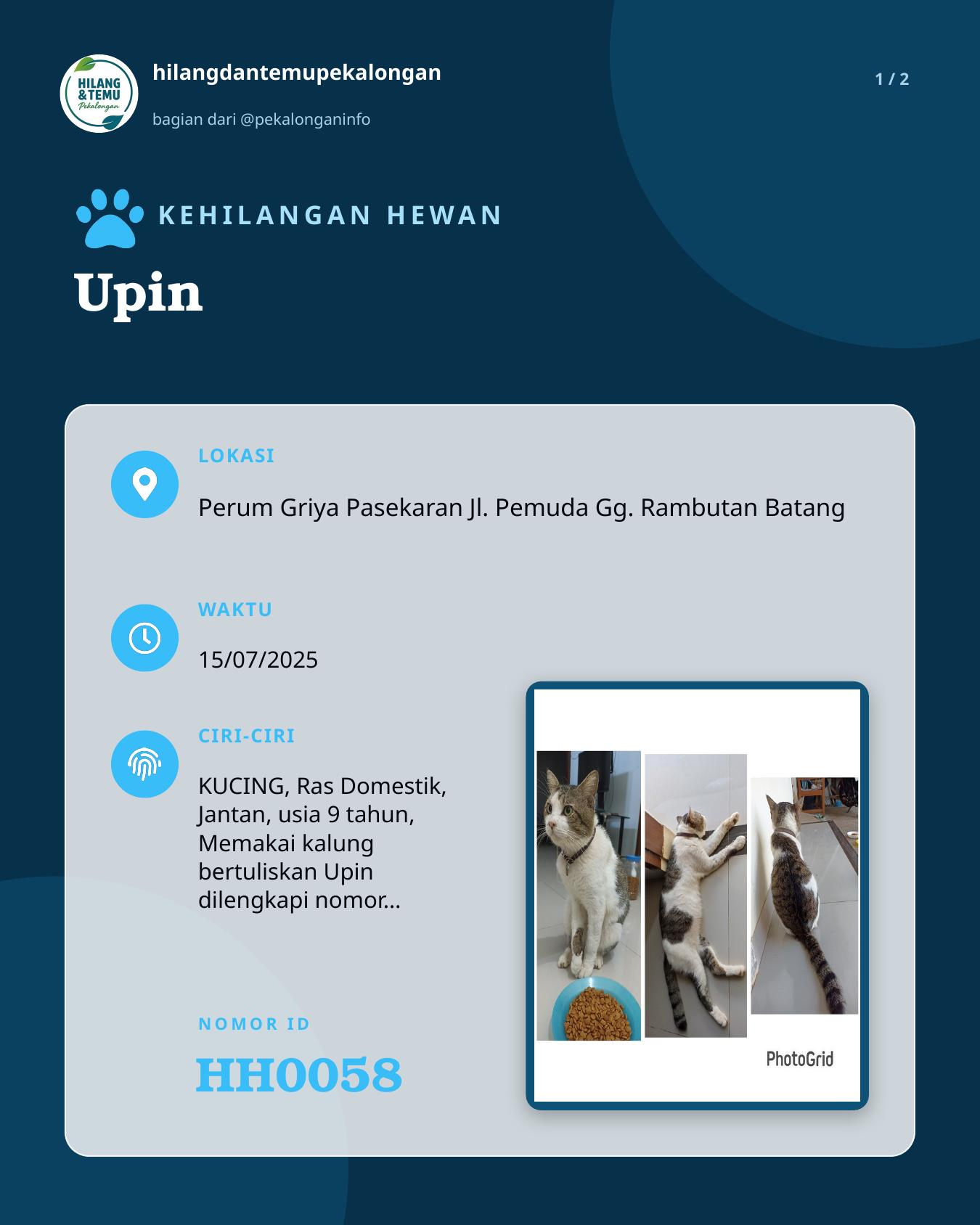 Slide 1 laporan Upin