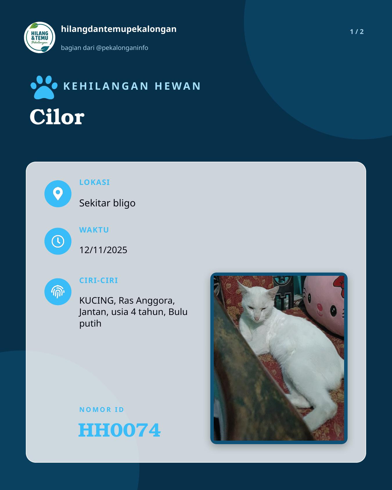 Slide 1 laporan Cilor