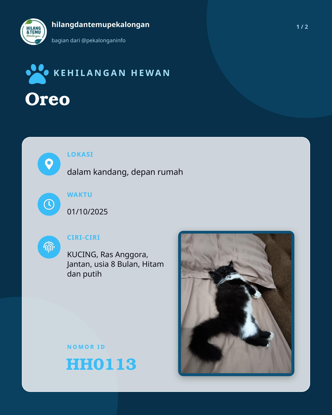 Slide 1 laporan Oreo