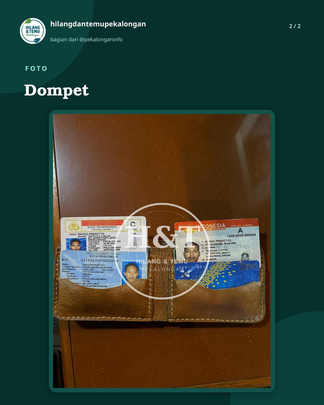 Slide 2 laporan Dompet