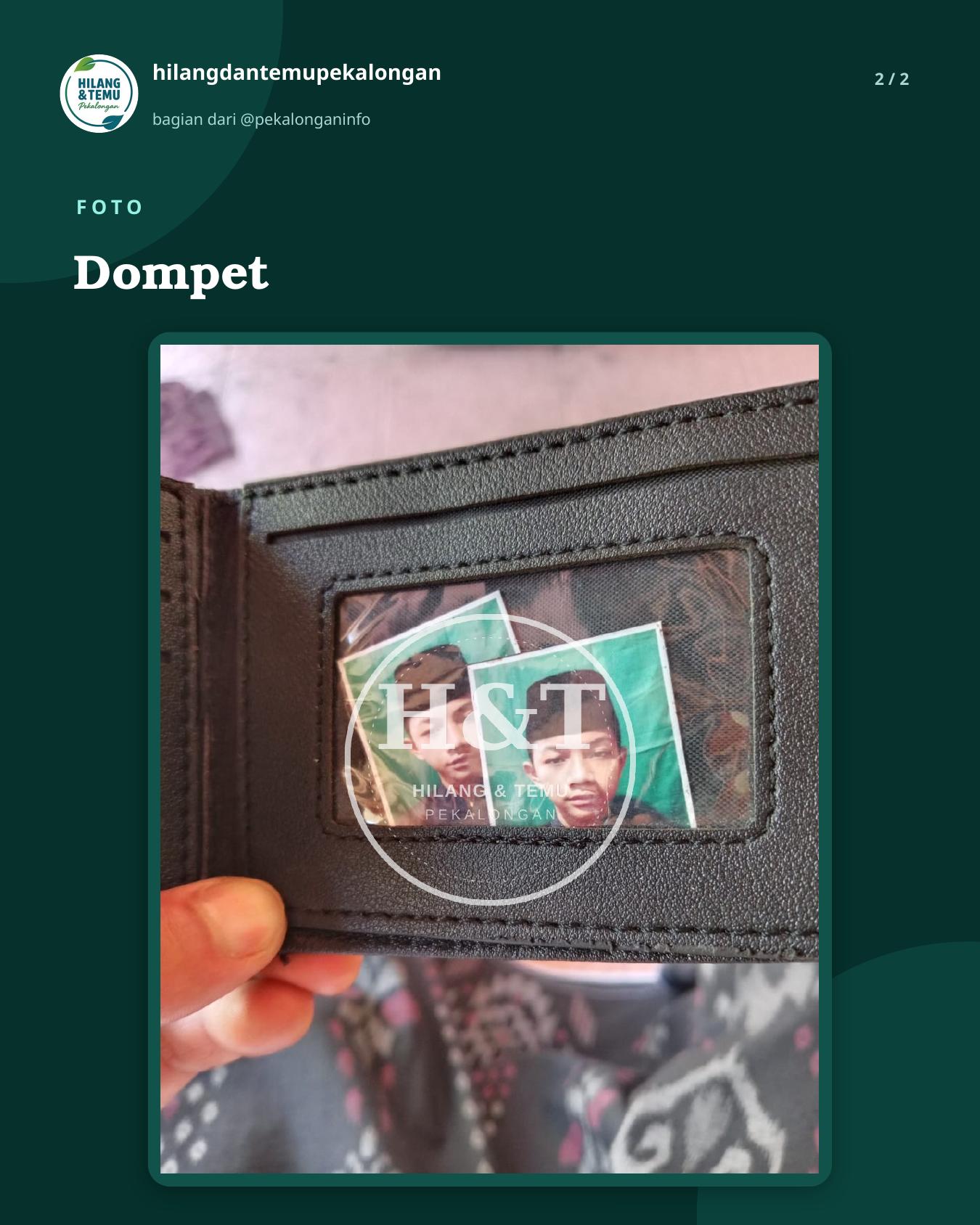 Slide 2 laporan Dompet