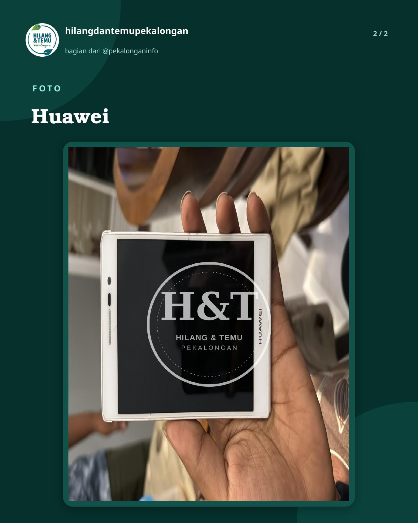 Slide 2 laporan Huawei
