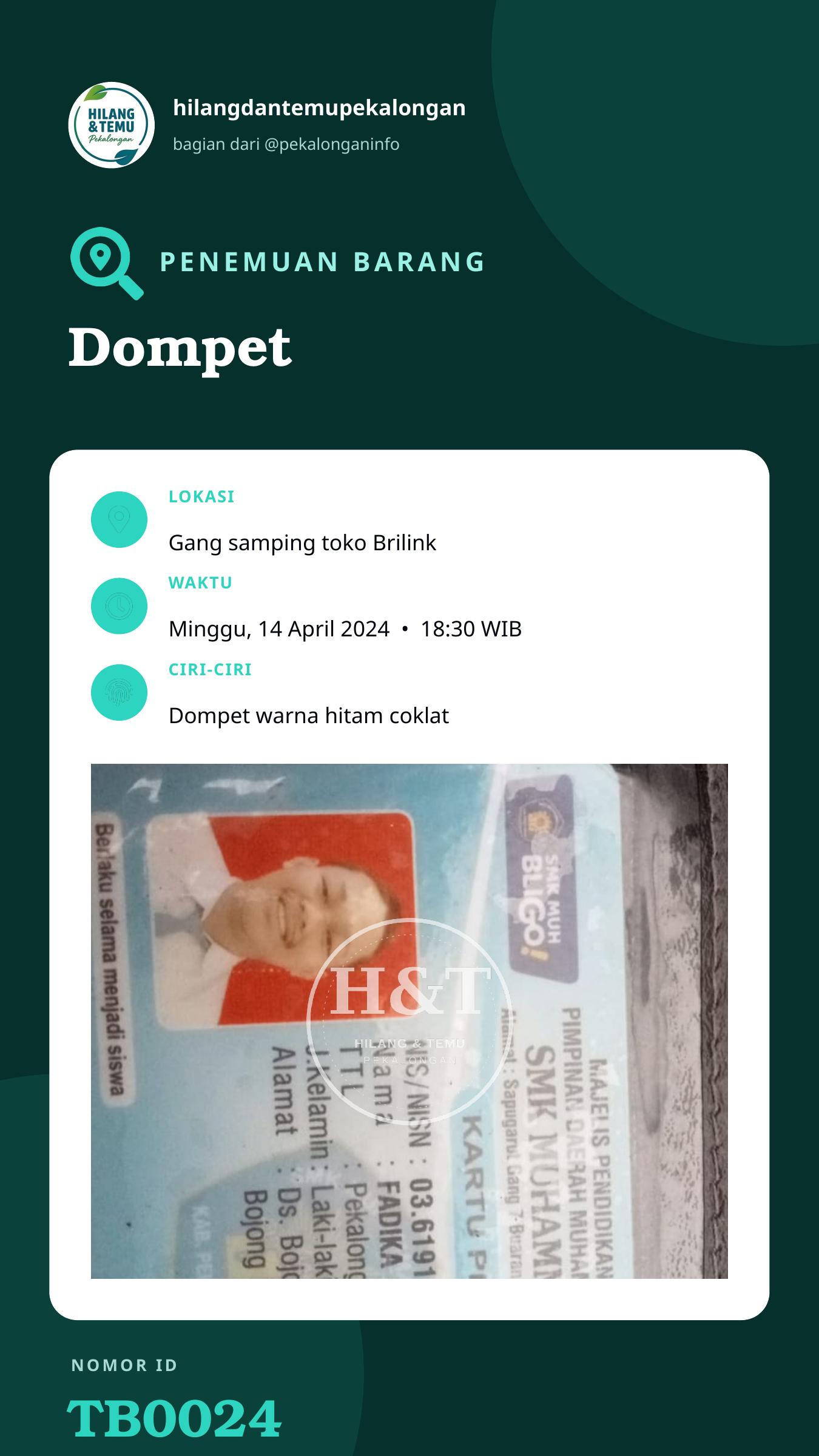 Story 9:16 laporan Dompet