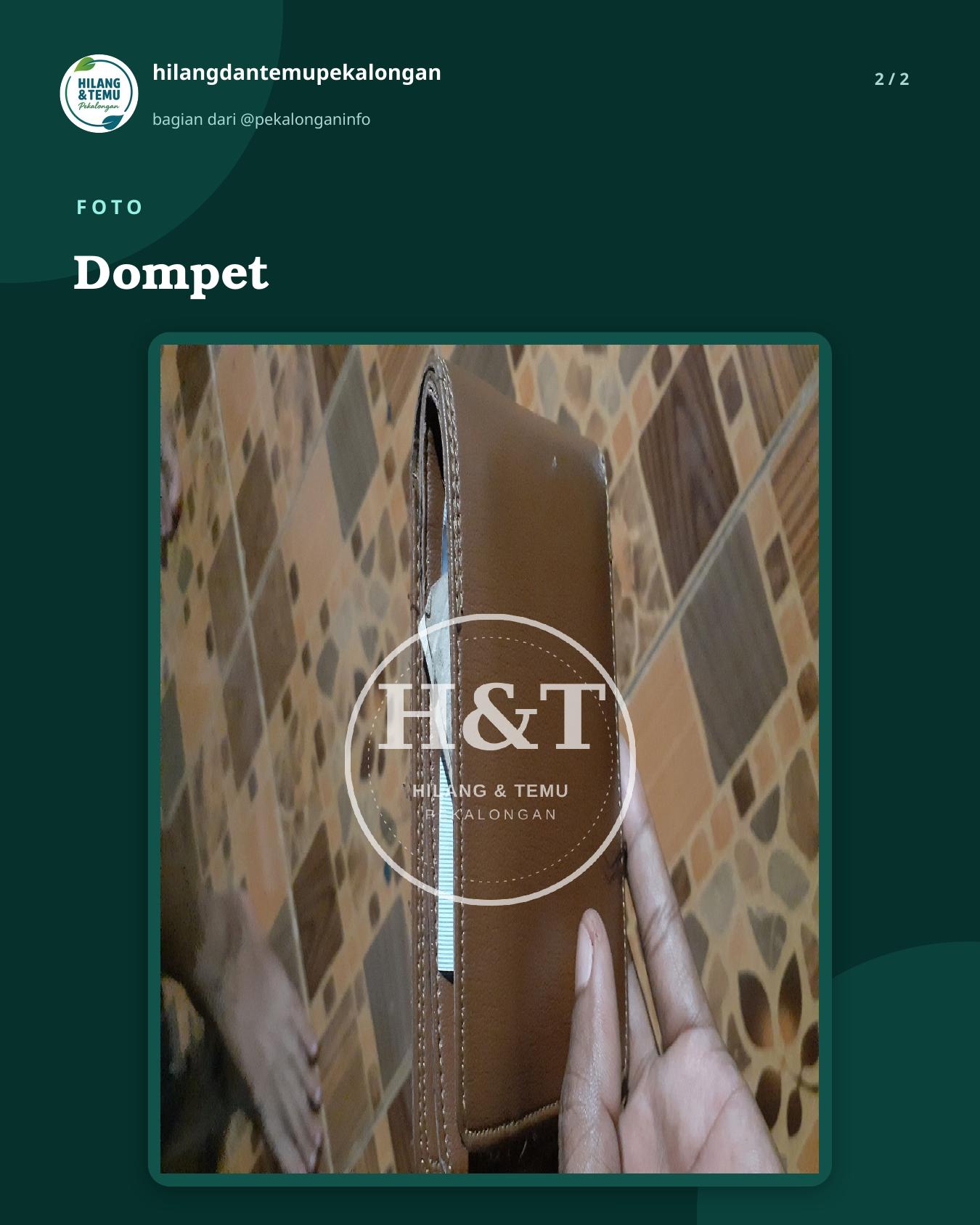 Slide 2 laporan Dompet
