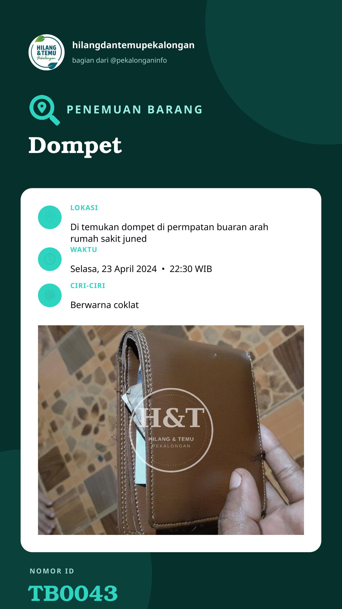 Story 9:16 laporan Dompet