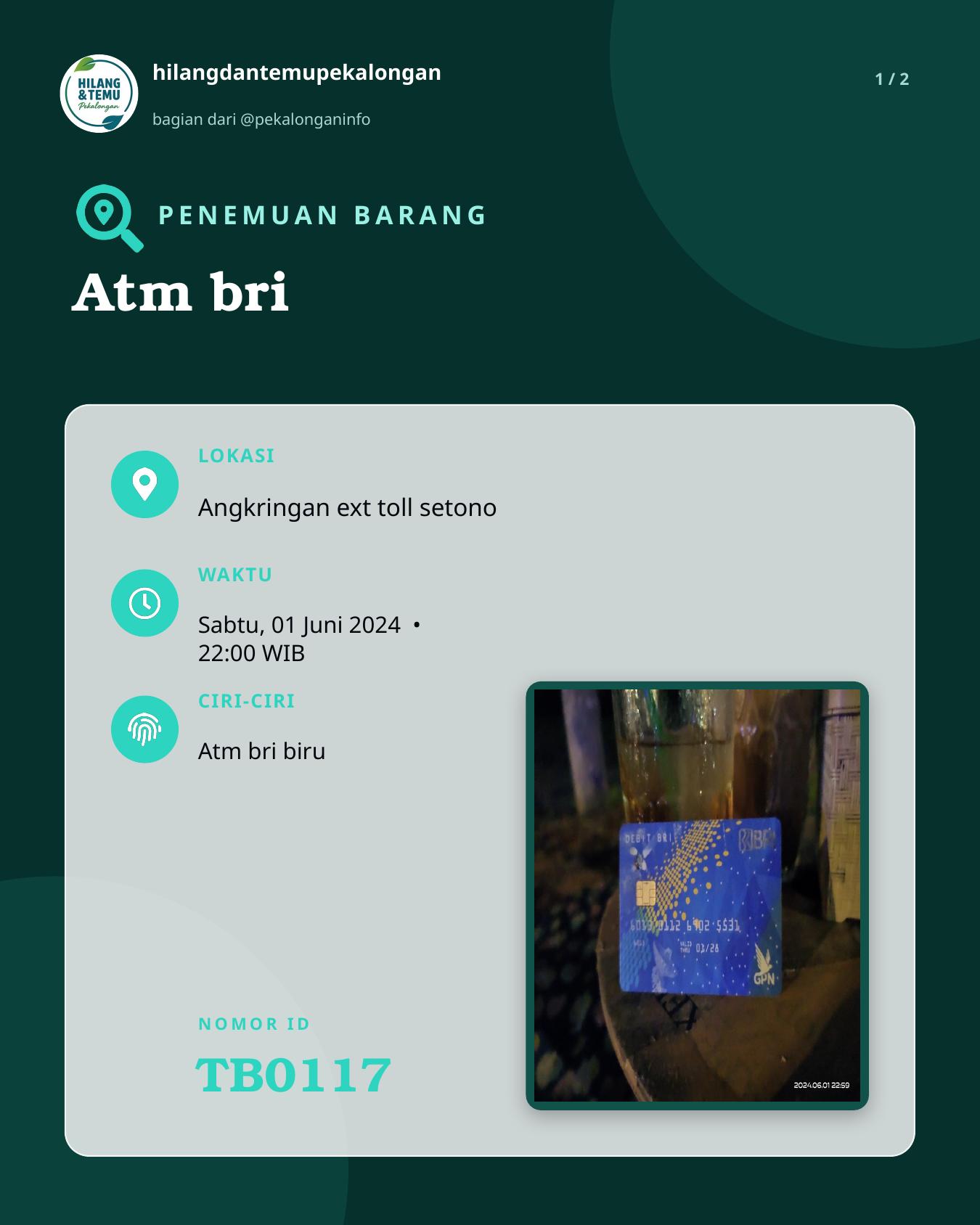 Slide 1 laporan Atm bri