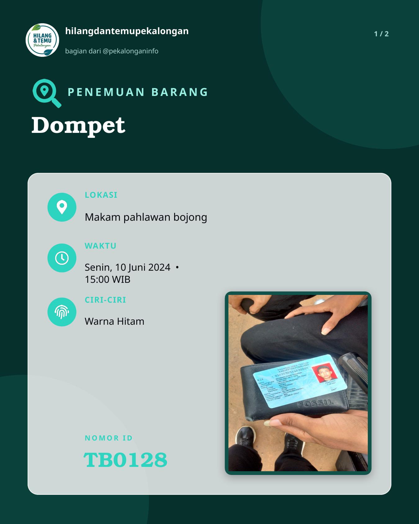 Slide 1 laporan Dompet